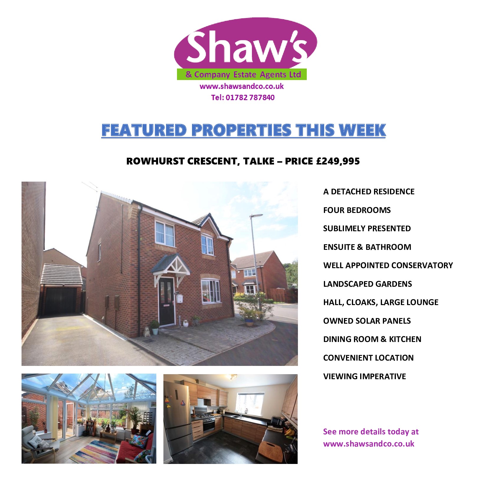 FEATURED PROPERTIES OF THE WEEK!