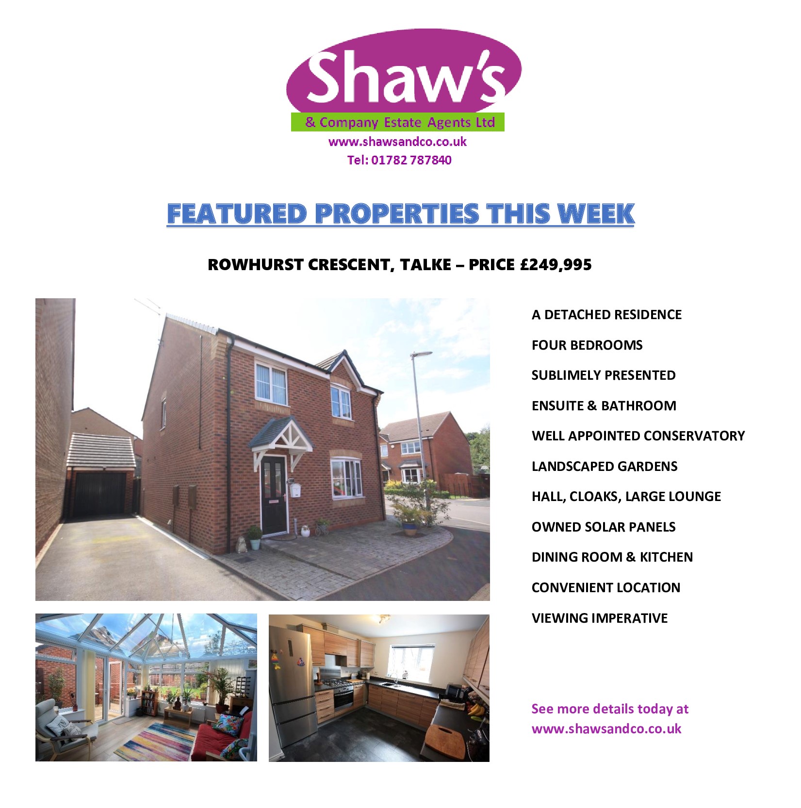 FEATURED PROPERTIES OF THE WEEK!