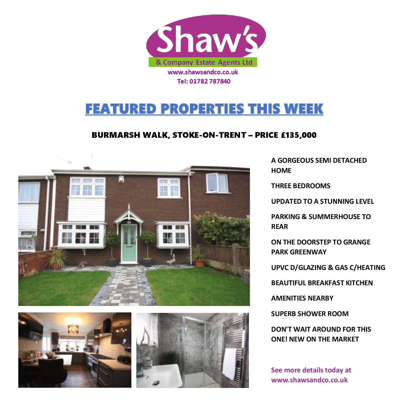 NEW PROPERTIES OF THE WEEK!