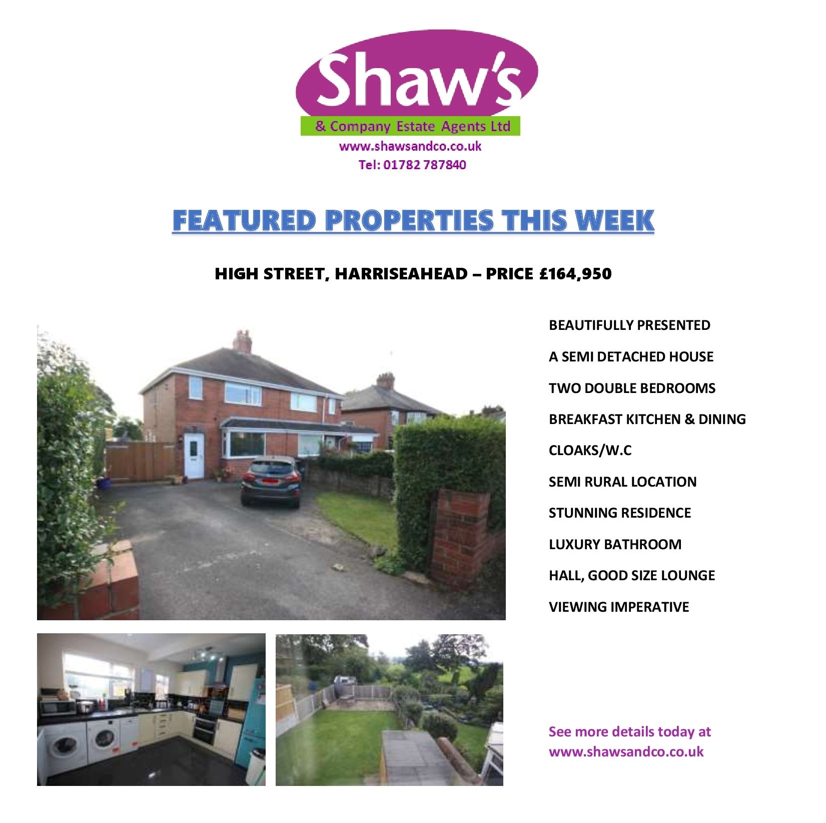 NEW PROPERTIES OF THE WEEK!