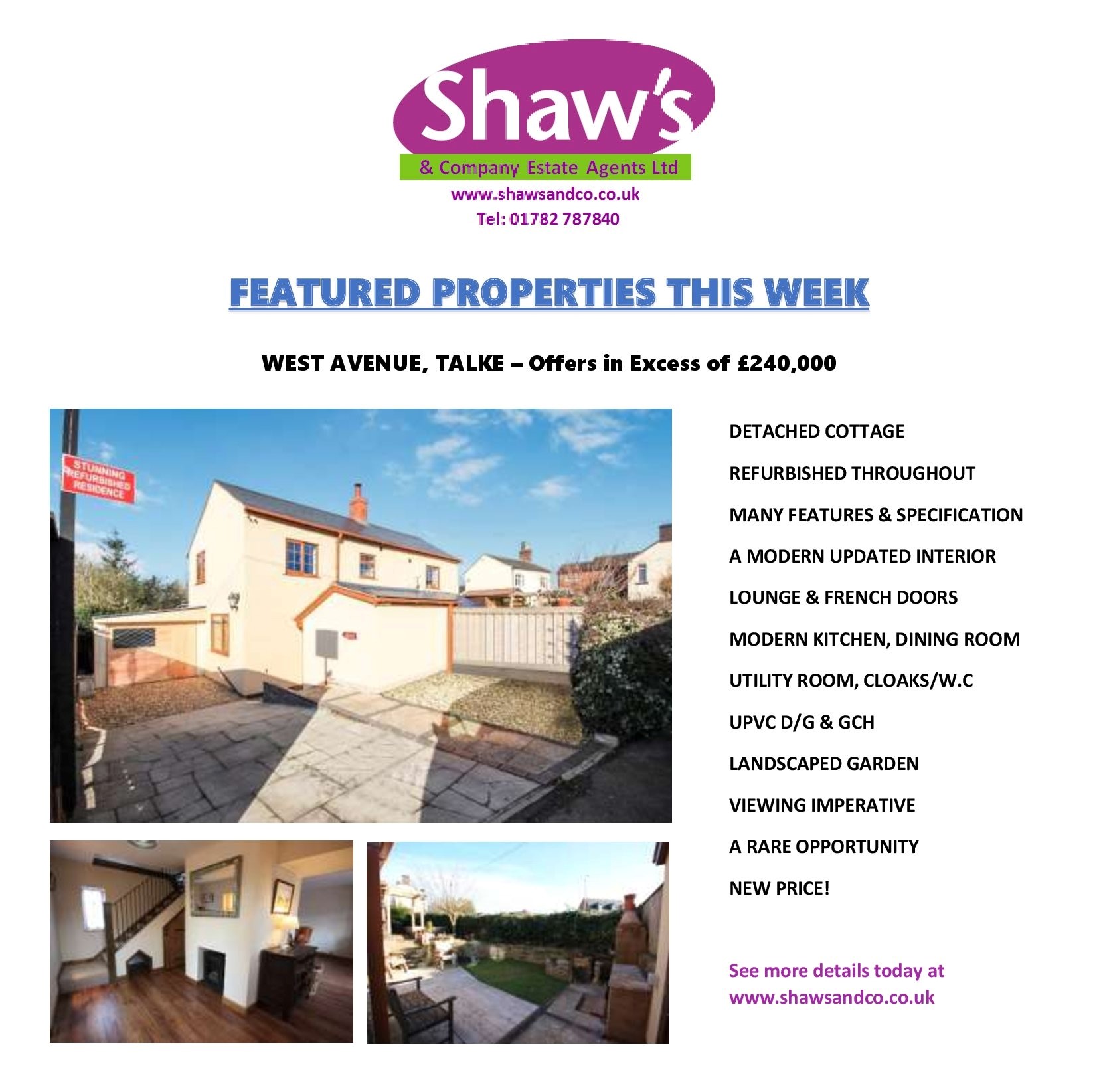 NEW & FEATURED PROPERTIES OF THE WEEK!