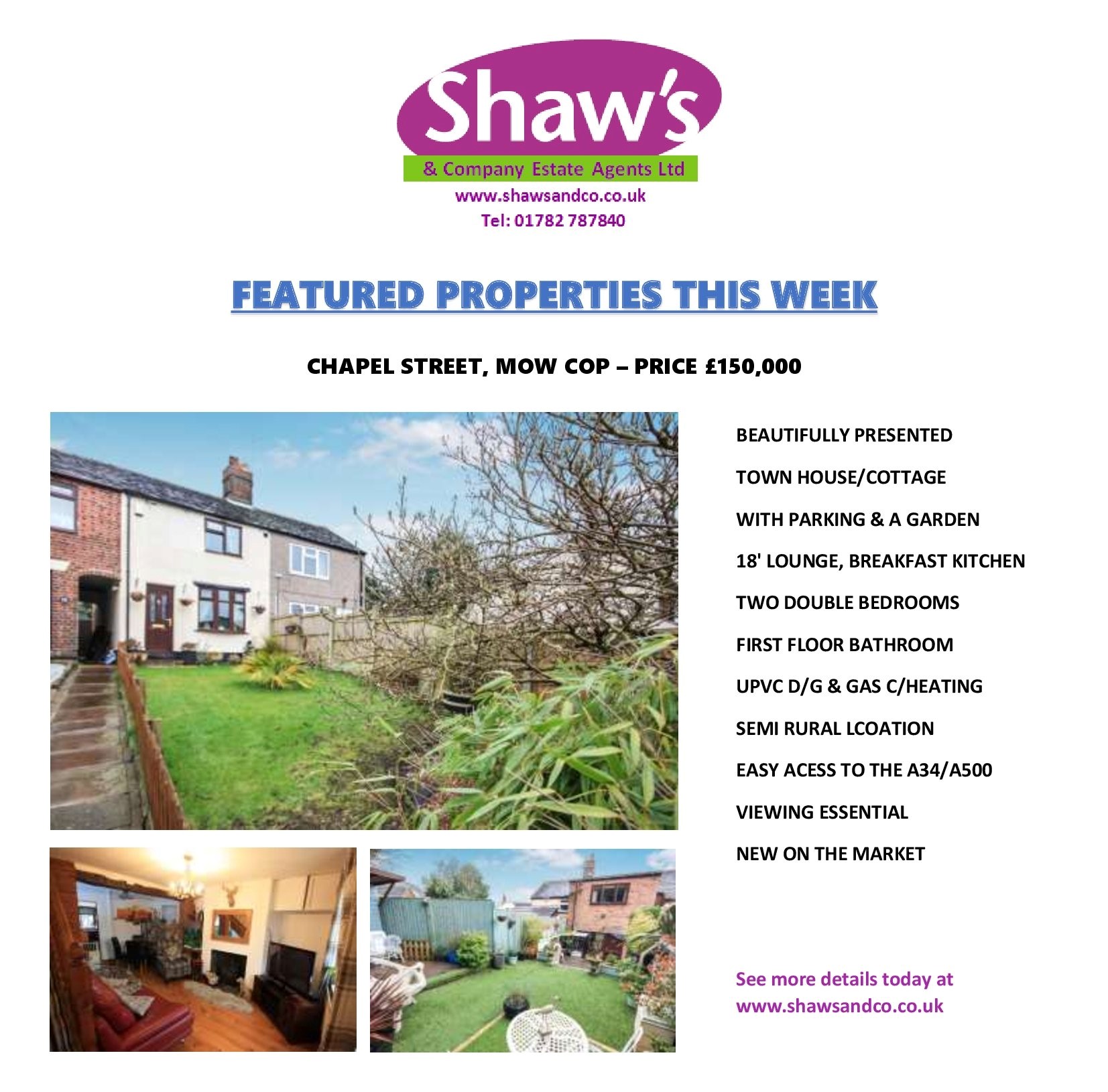 NEW PROPERTIES OF THE WEEK!