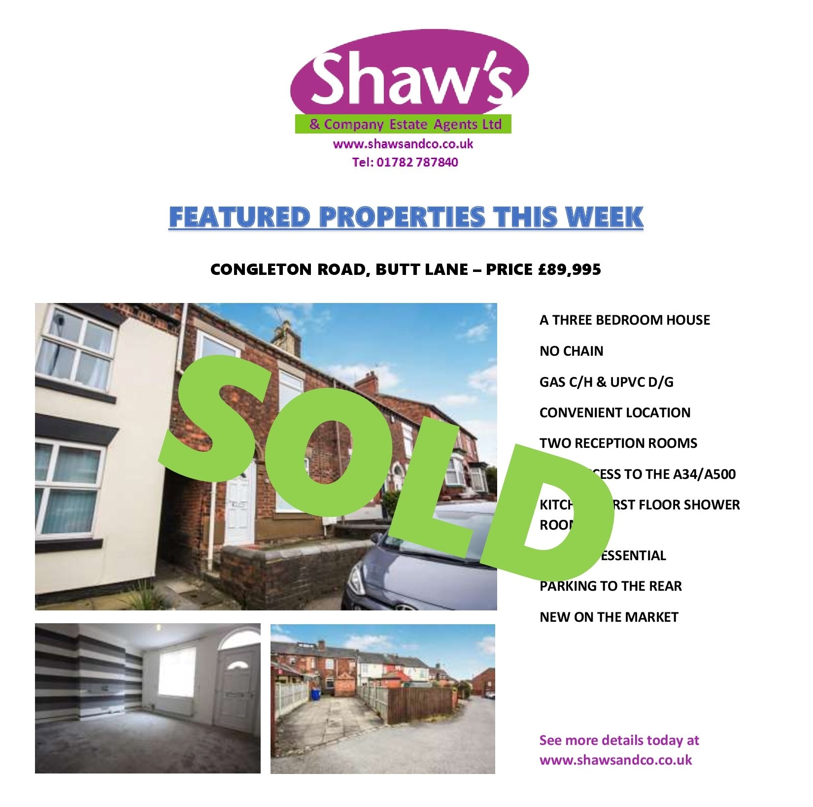 NEW PROPERTIES OF THE WEEK!