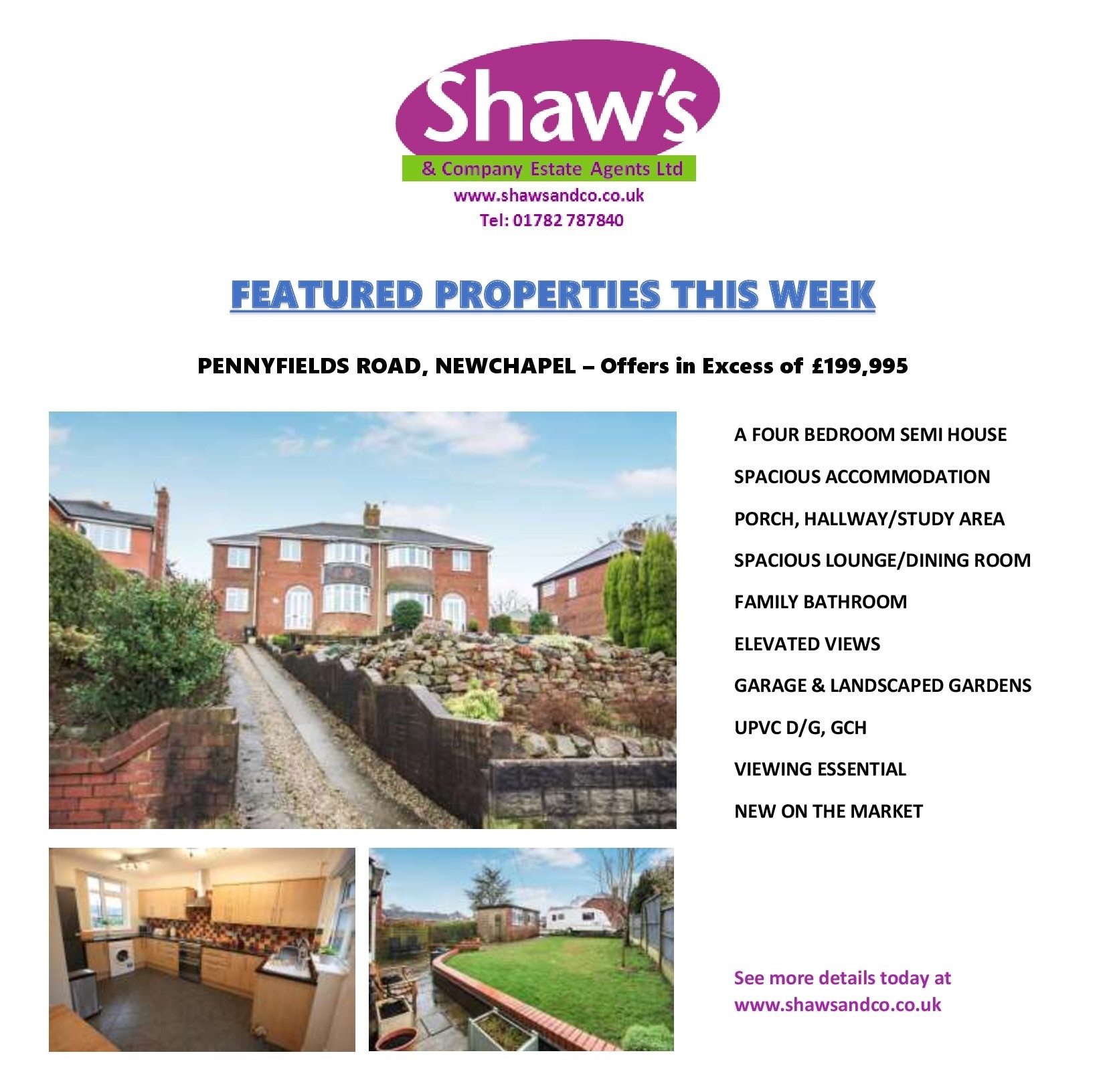 NEW PROPERTIES OF THE WEEK!