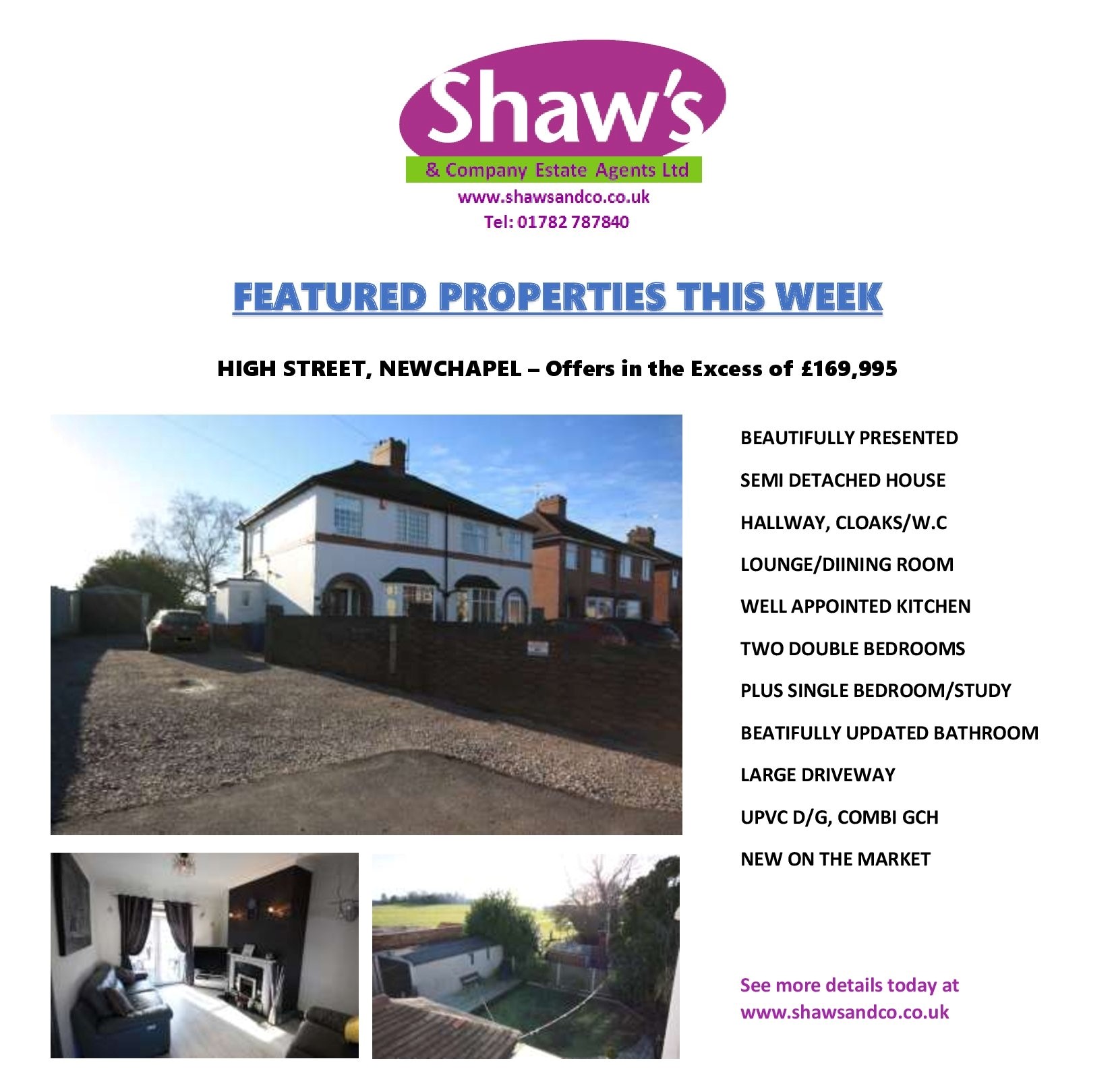 NEW PROPERTIES OF THE WEEK!