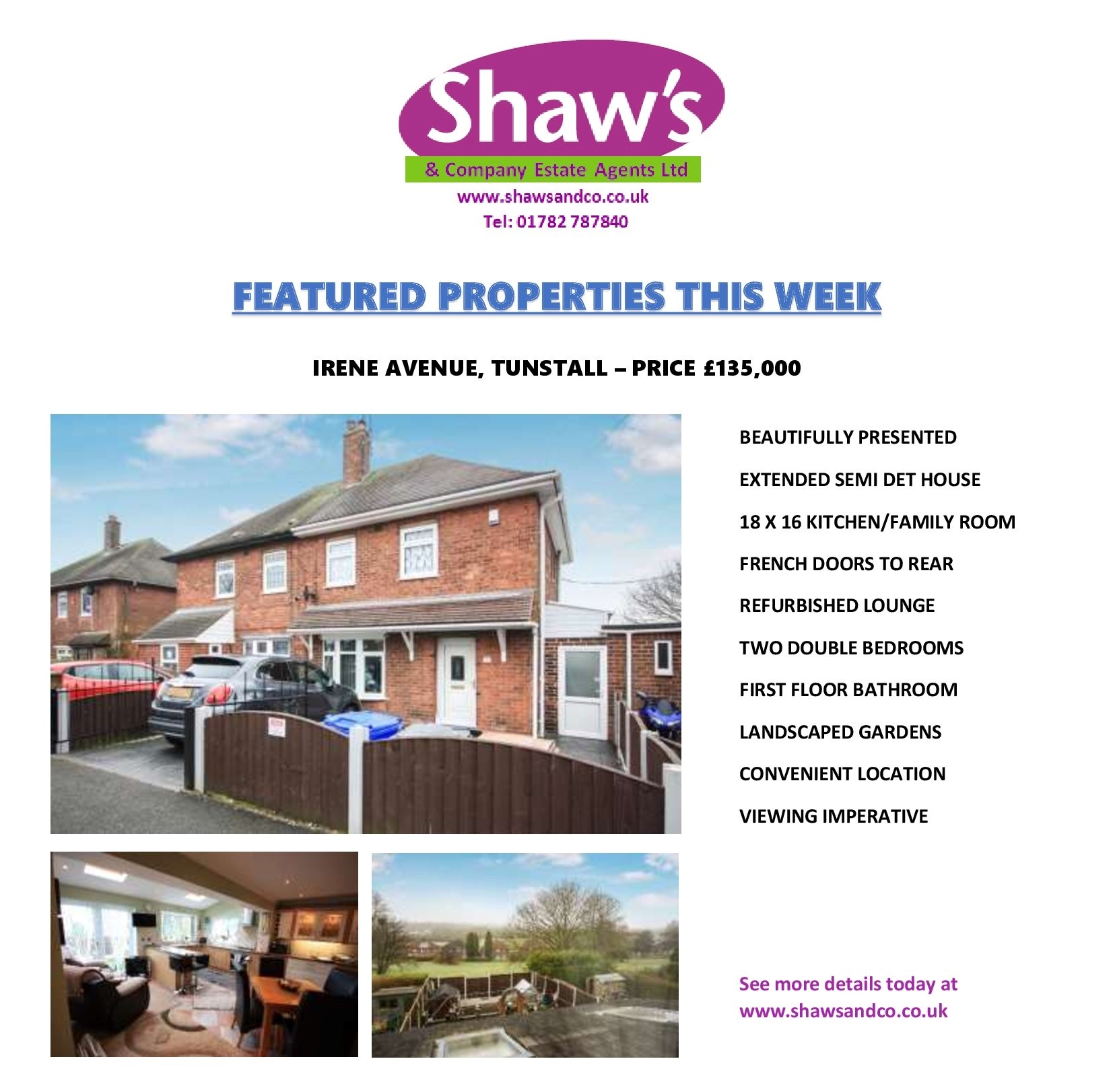 NEW PROPERTIES OF THE WEEK!