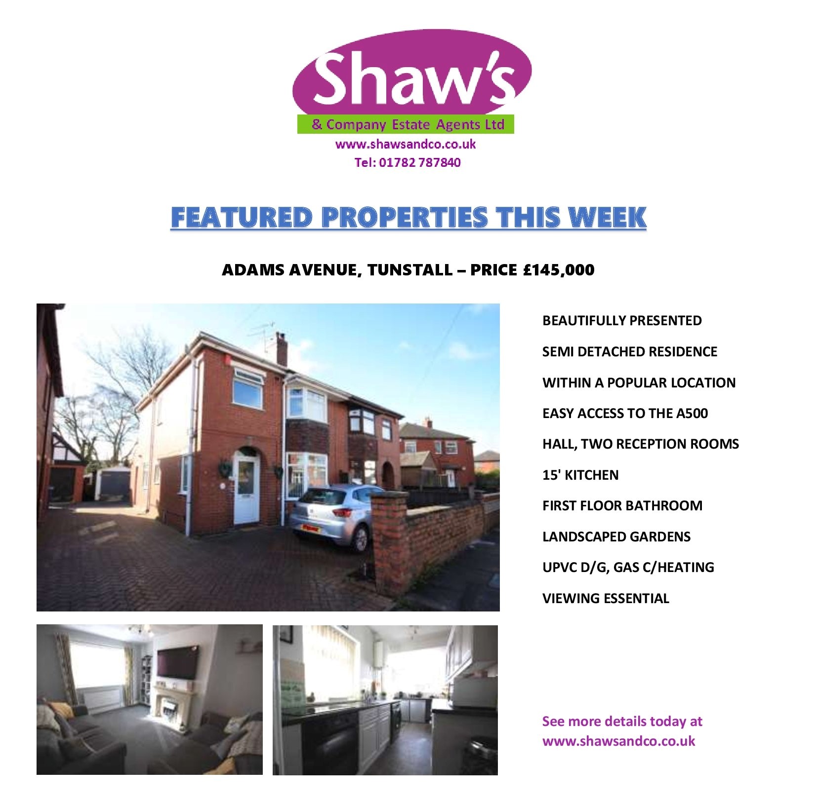 NEW PROPERTIES OF THE WEEK!