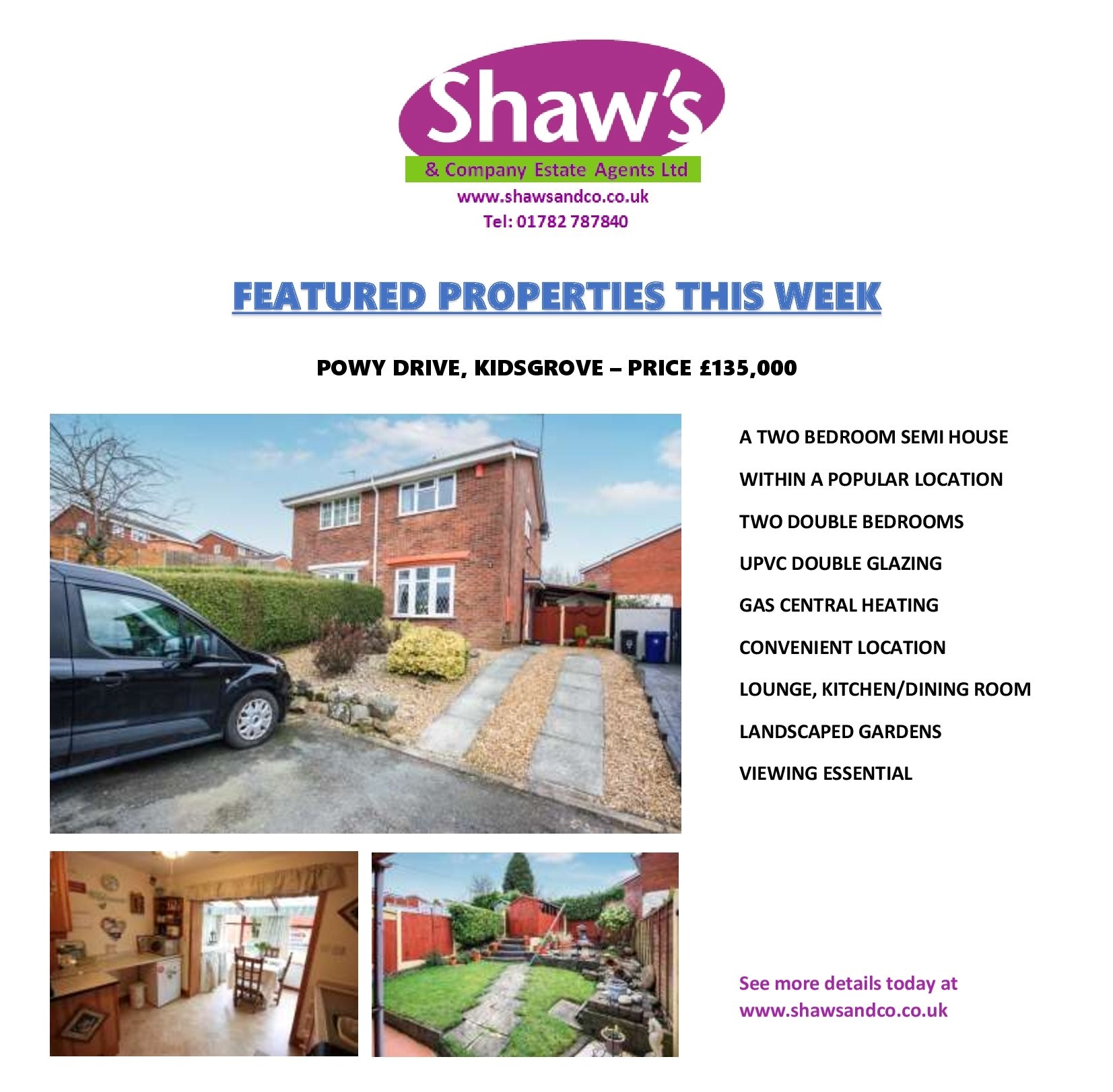 NEW PROPERTIES OF THE WEEK!