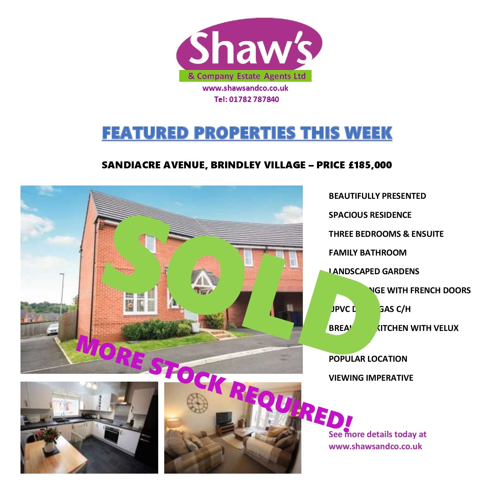 NEW PROPERTIES OF THE WEEK!