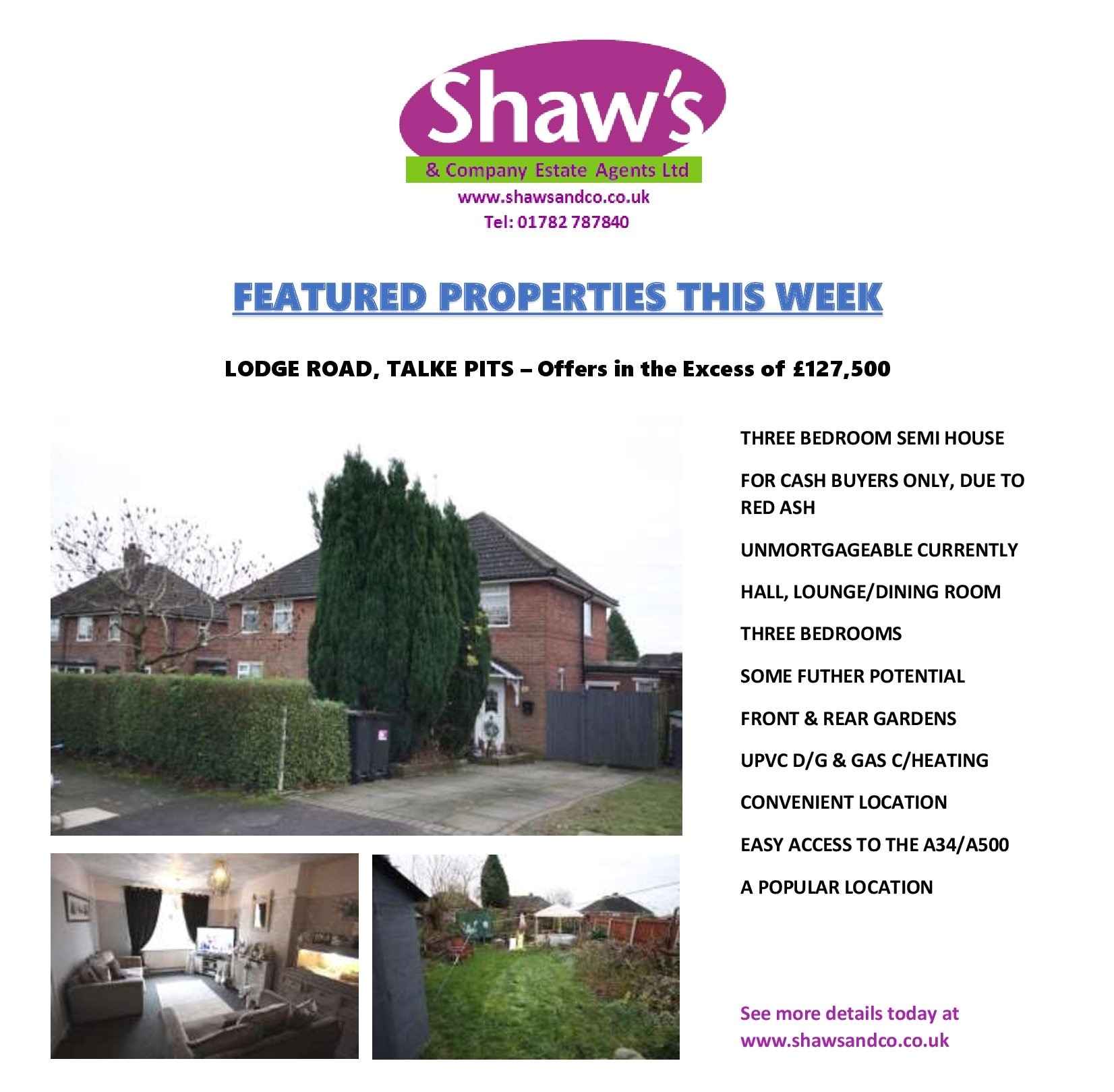 NEW PROPERTIES OF THE WEEK!