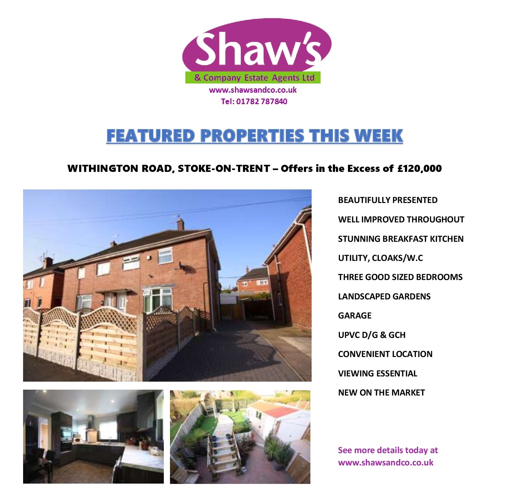 NEW & FEATURED PROPERTIES OF THE WEEK!