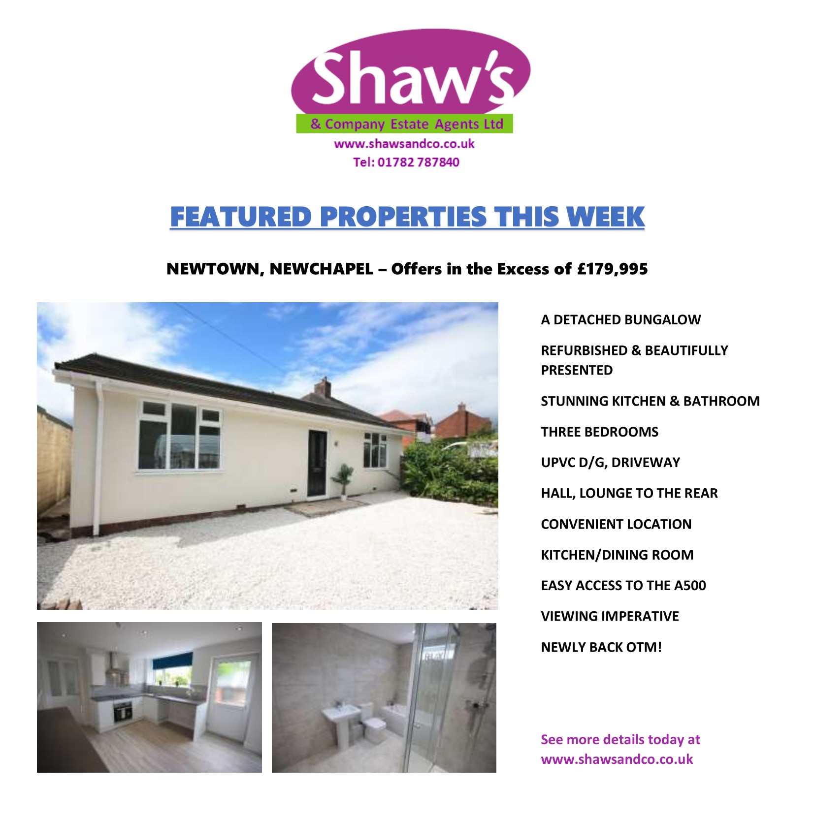 NEW & FEATURED PROPERTIES OF THE WEEK!