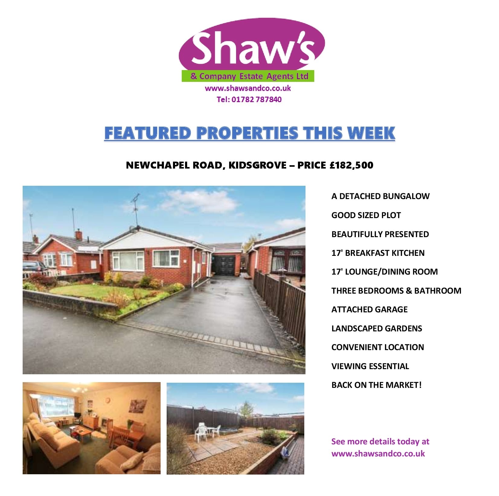 NEW & FEATURED PROPERTIES OF THE WEEK!