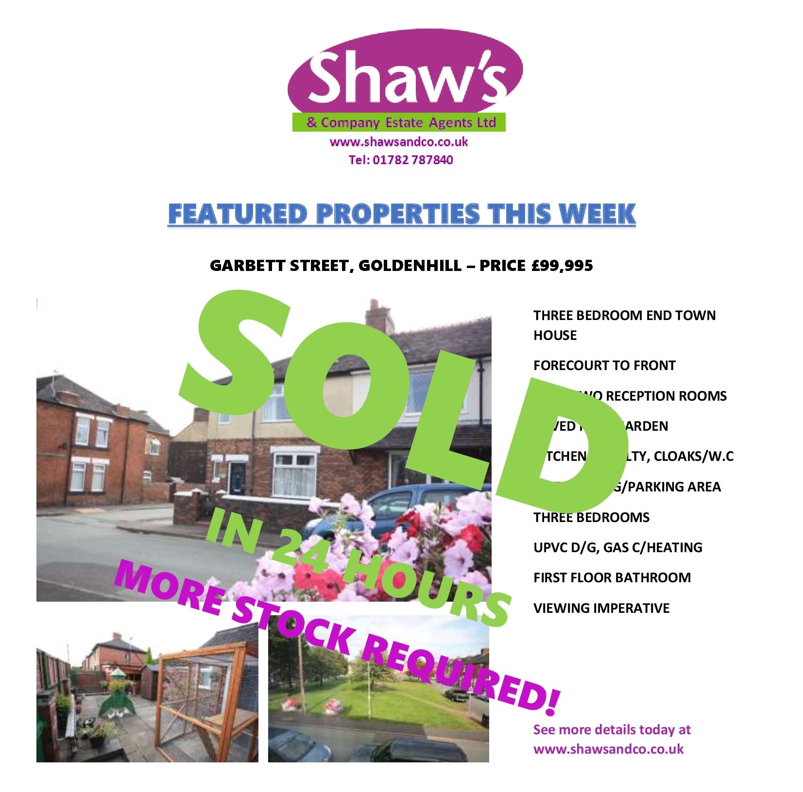 NEW & FEATURED PROPERTIES OF THE WEEK!