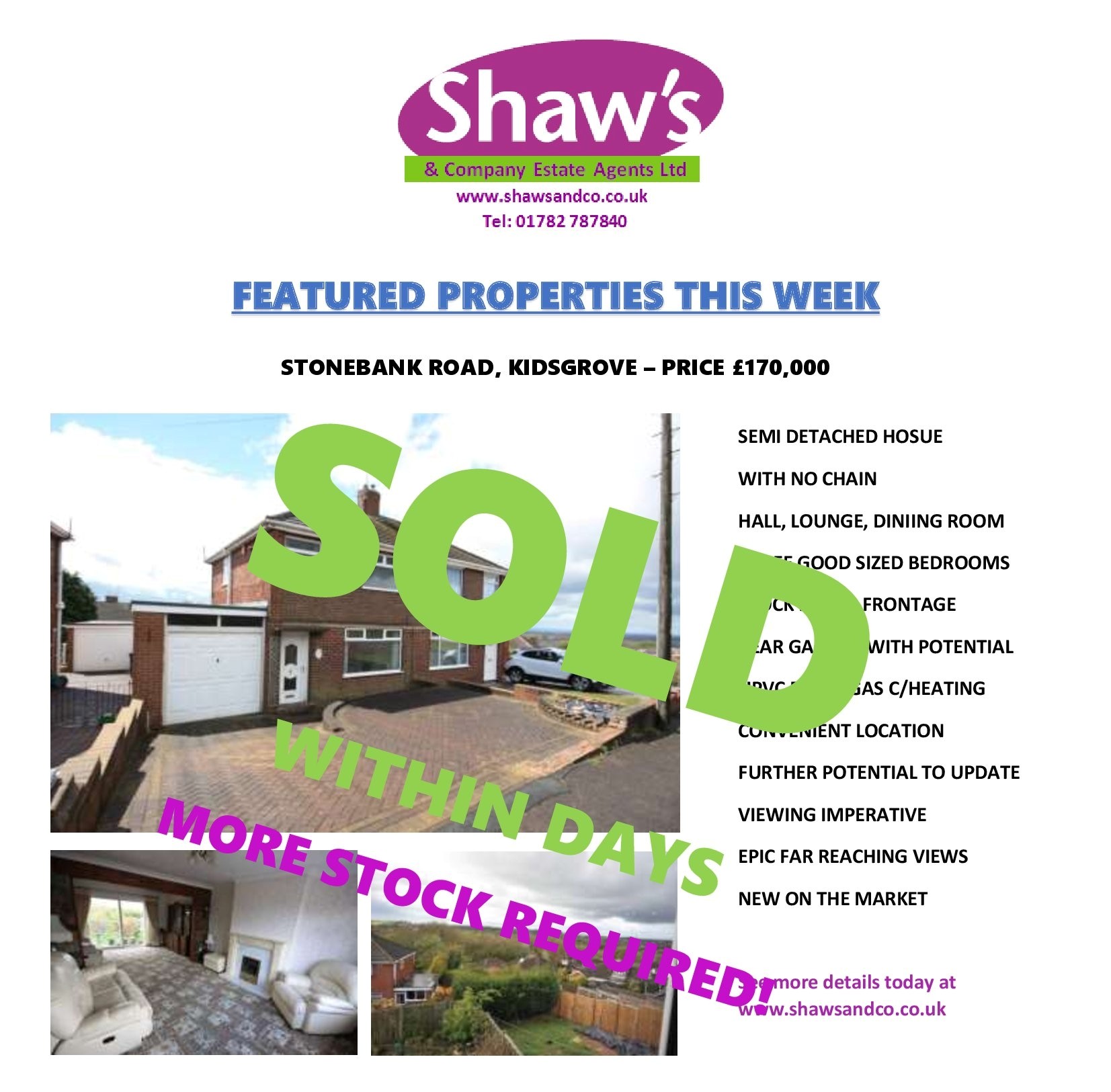 NEW & FEATURED PROPERTIES OF THE WEEK!