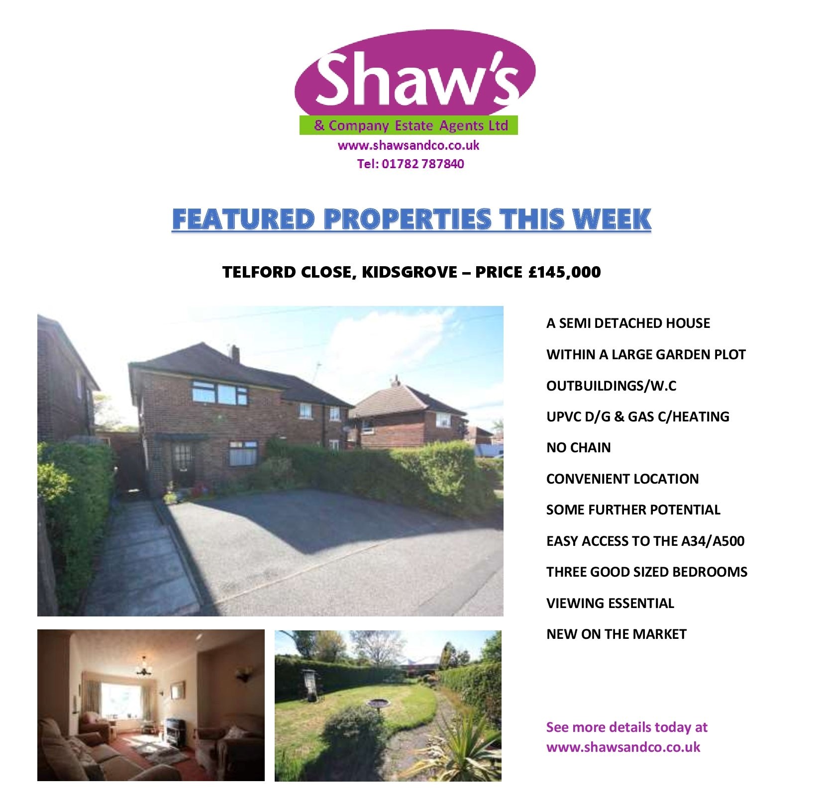 NEW & FEATURED PROPERTIES OF THE WEEK!