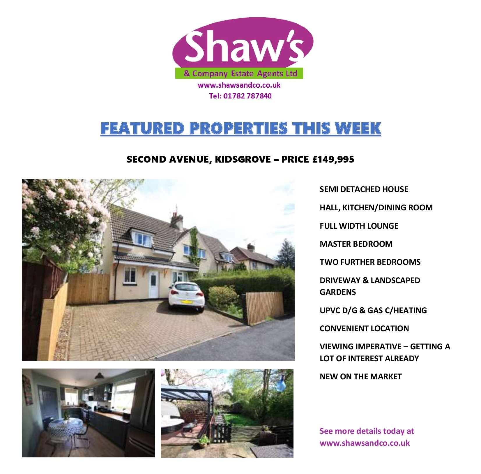 NEW & FEATURED PROPERTIES OF THE WEEK!