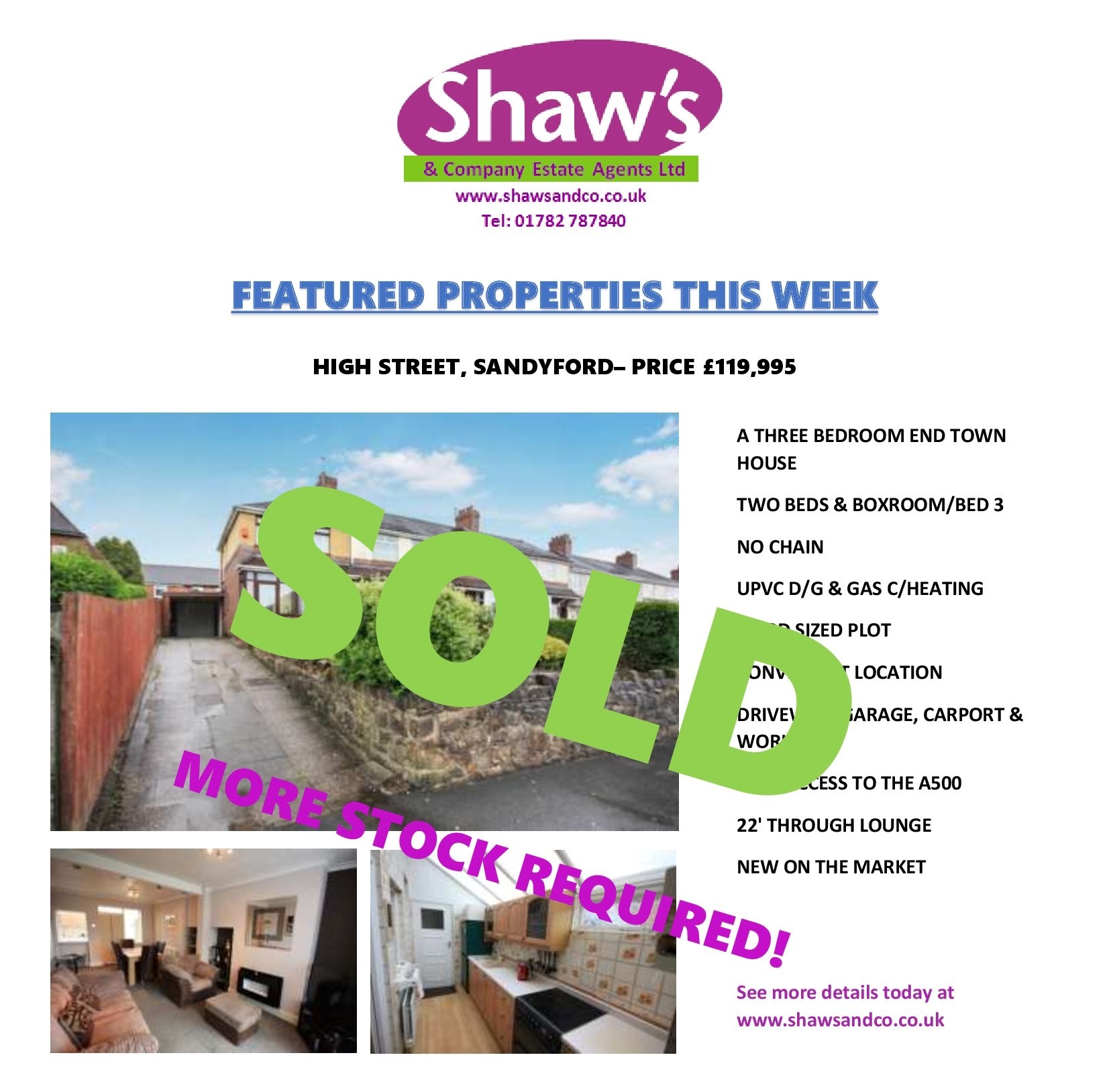 NEW & FEATURED PROPERTIES OF THE WEEK!