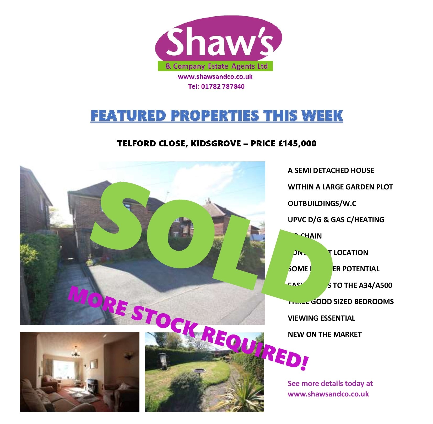 NEW & FEATURED PROPERTIES OF THE WEEK!