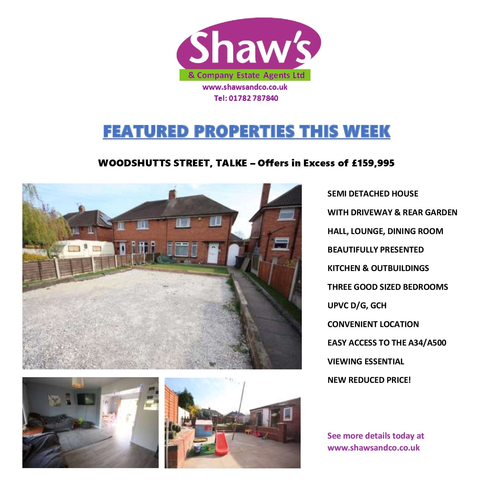 NEW & FEATURED PROPERTIES OF THE WEEK!