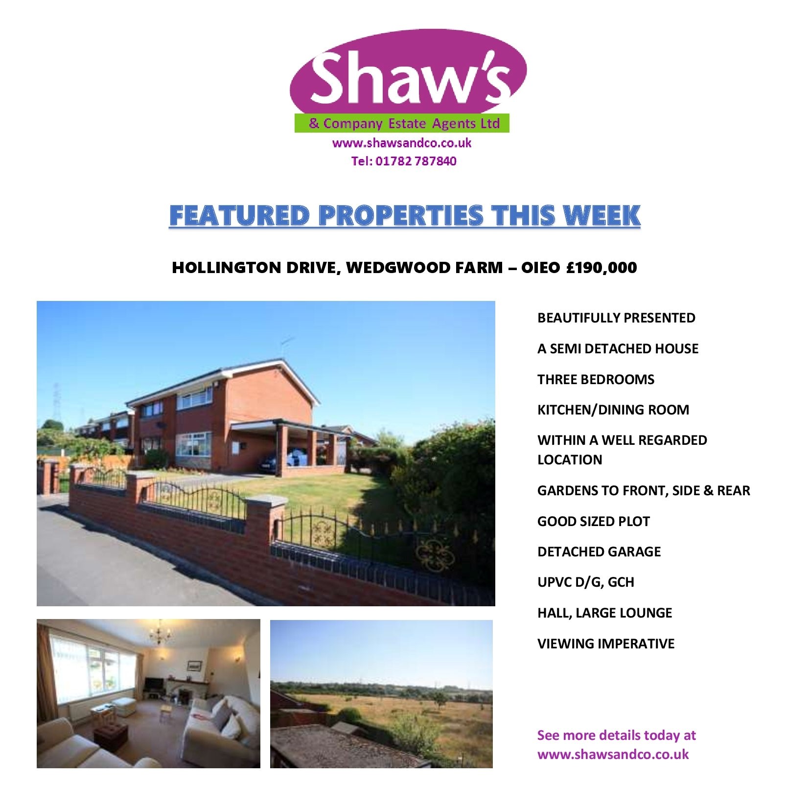 NEW & FEATURED PROPERTIES OF THE WEEK!