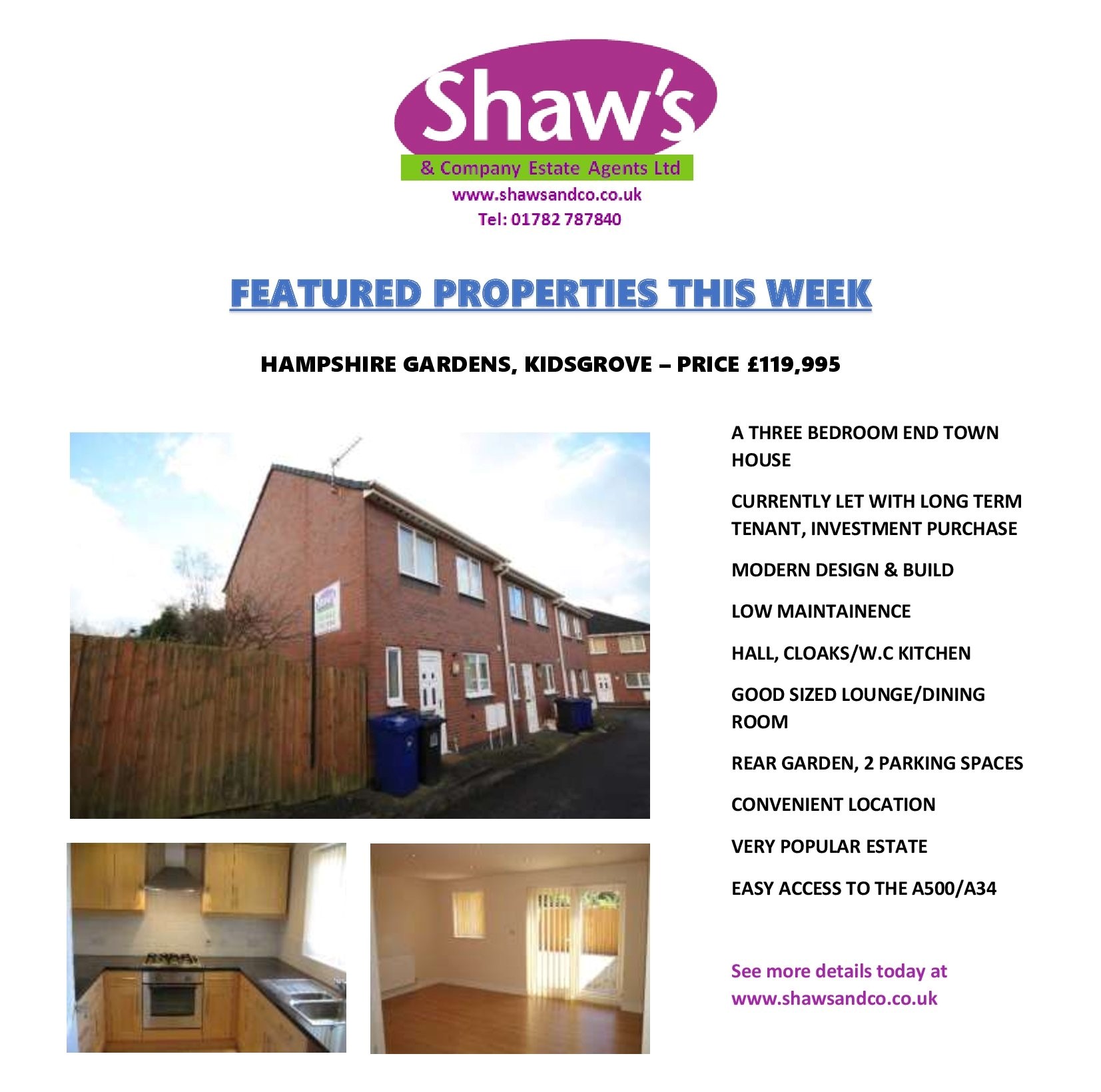 NEW & FEATURED PROPERTIES OF THE WEEK!