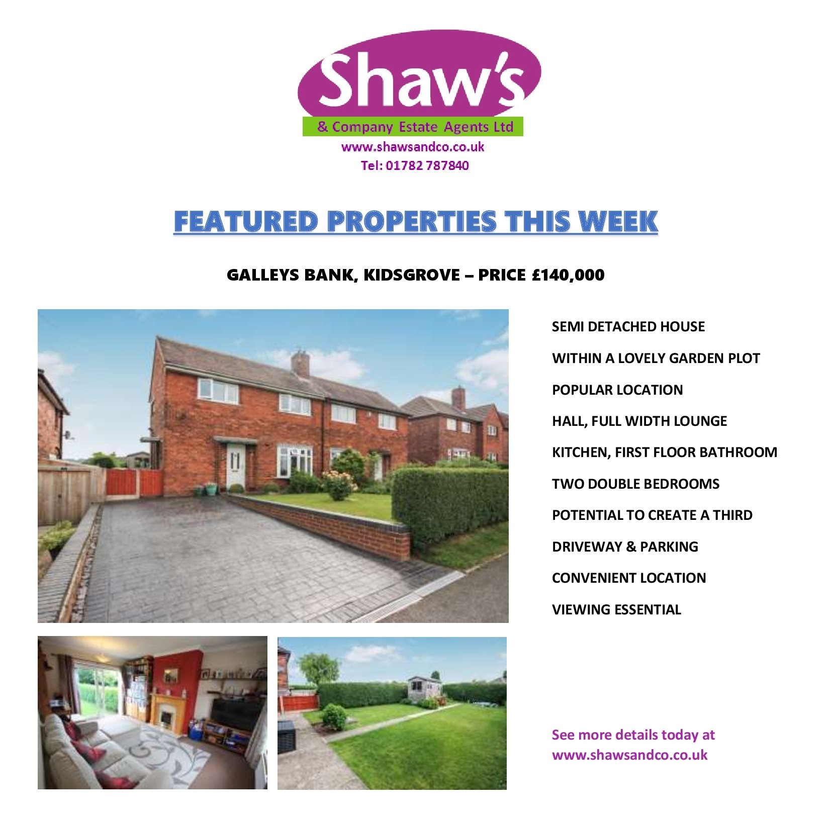 NEW & FEATURED PROPERTIES OF THE WEEK!