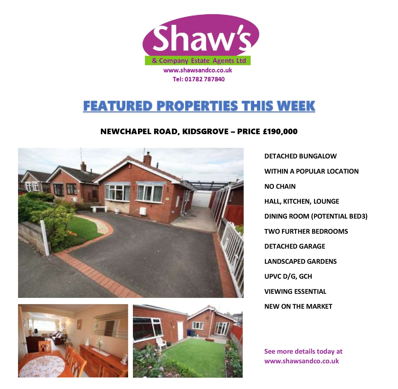 NEW & FEATURED PROPERTIES OF THE WEEK!