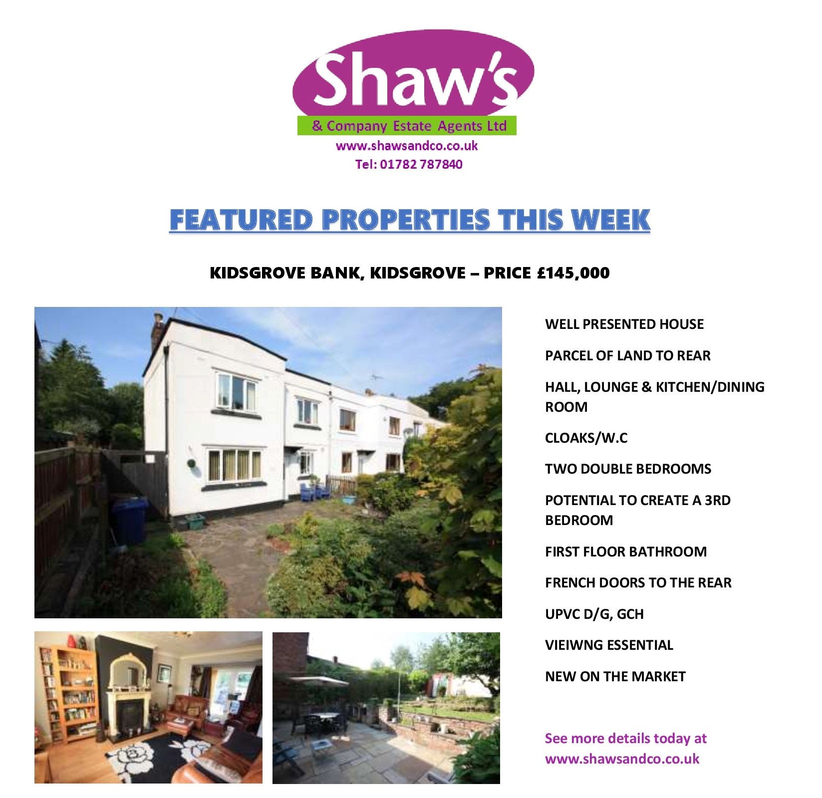 NEW & FEATURED PROPERTIES OF THE WEEK!