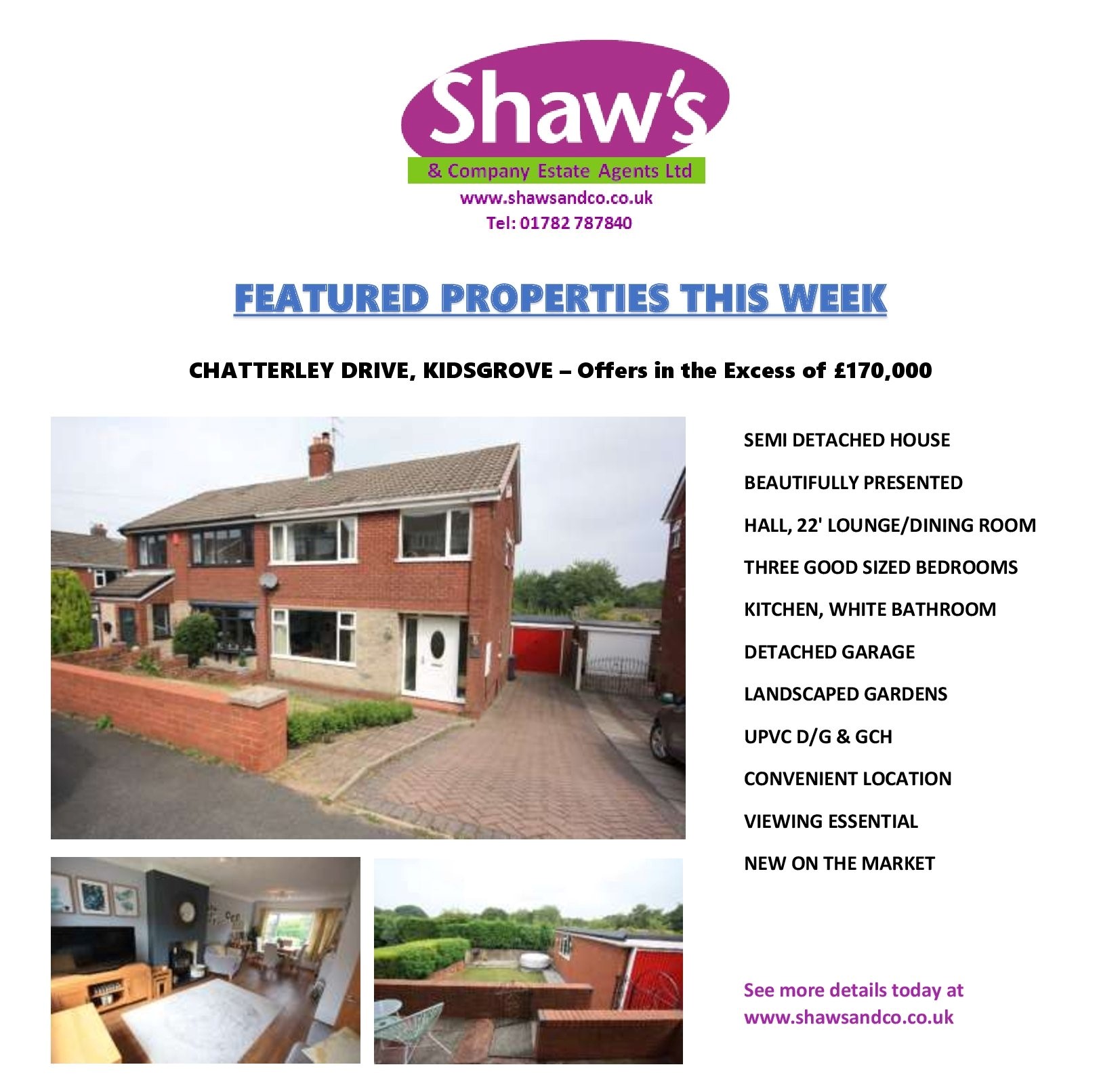 NEW & FEATURED PROPERTIES OF THE WEEK!