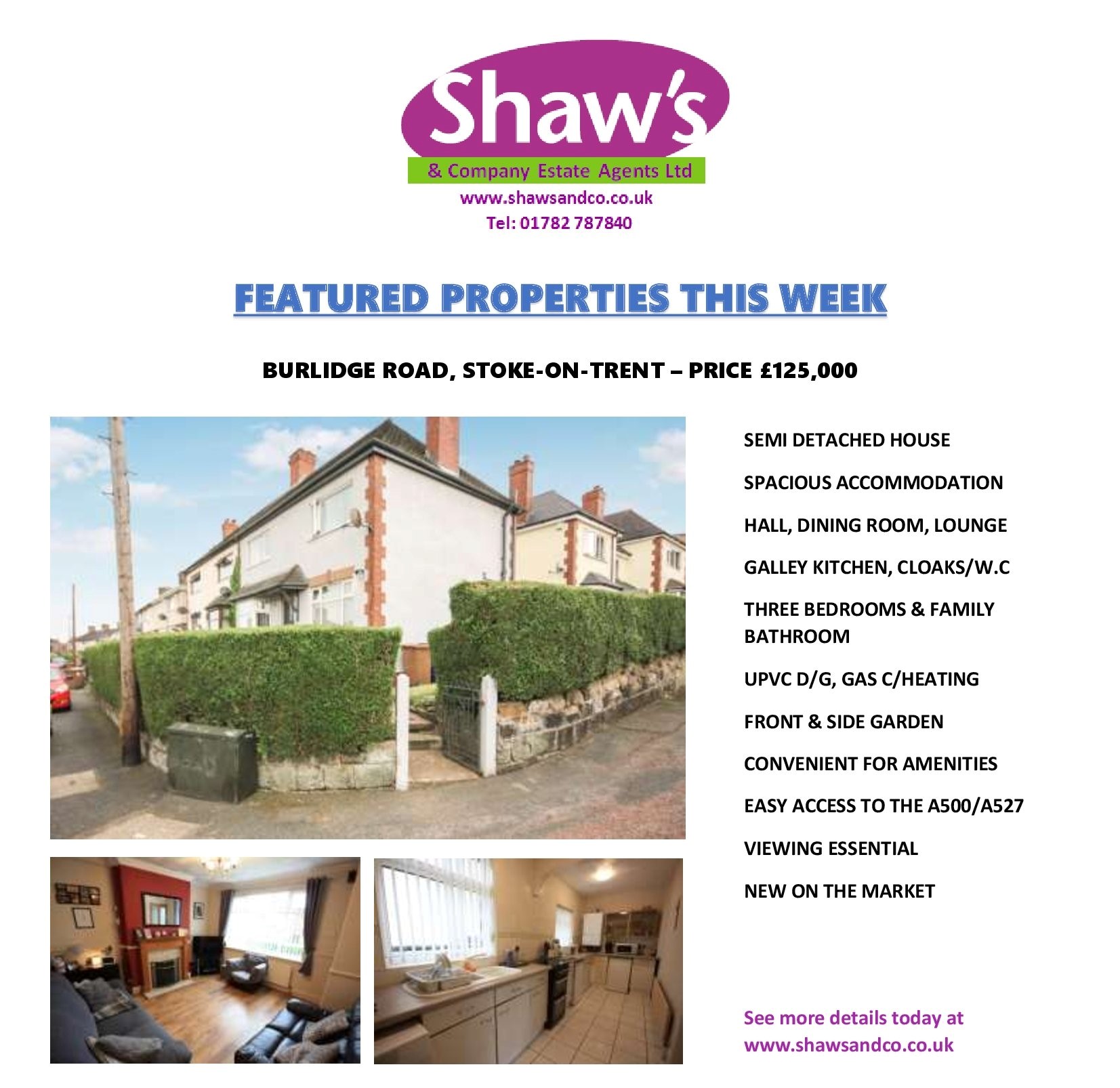 NEW & FEATURED PROPERTIES OF THE WEEK!