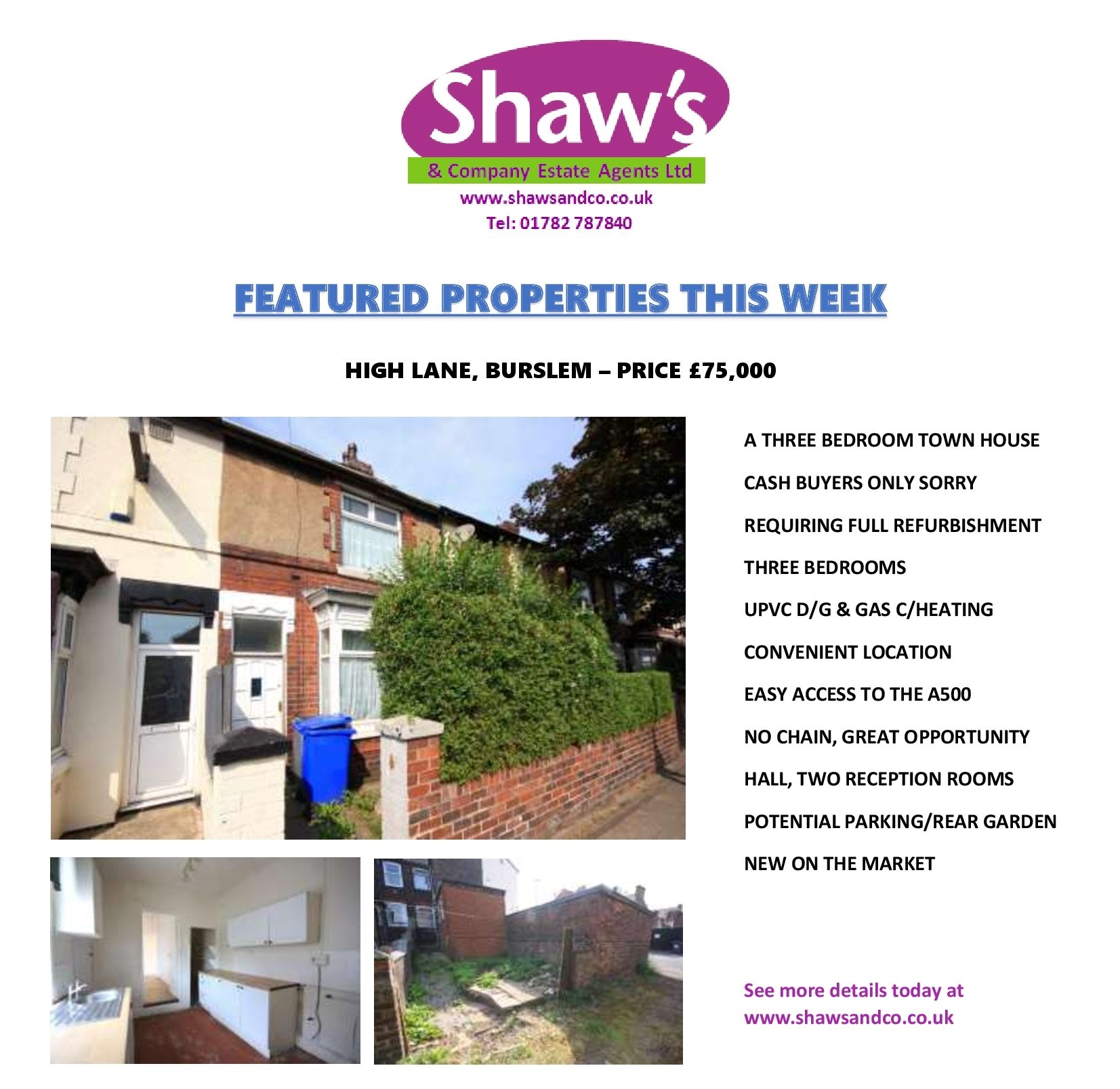 NEW & FEATURED PROPERTIES OF THE WEEK!