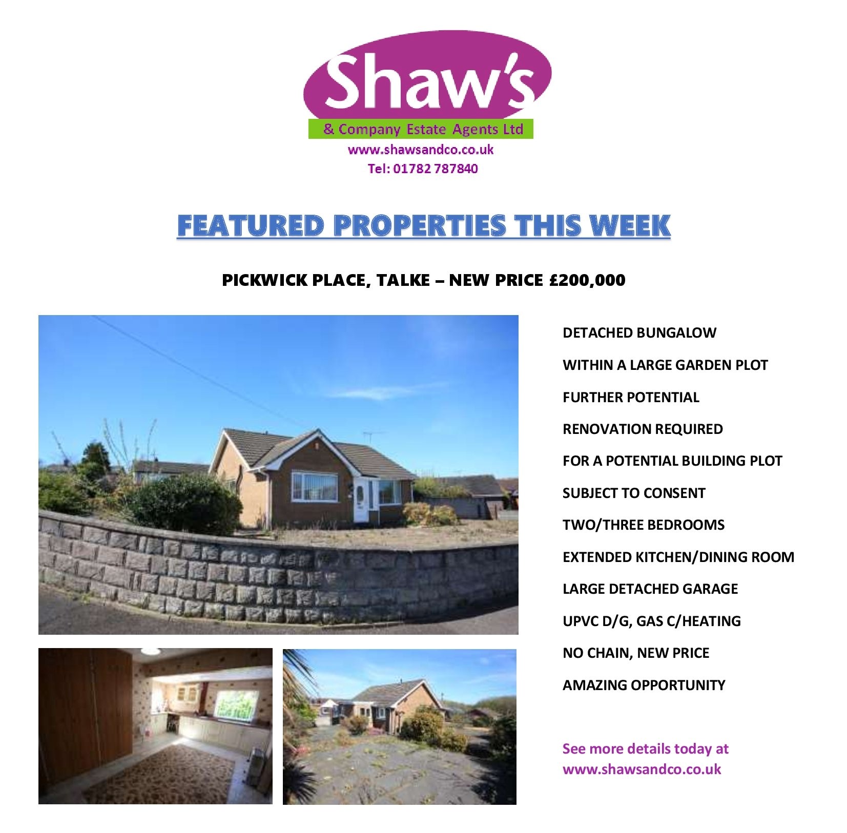 NEW & FEATURED PROPERTIES OF THE WEEK!