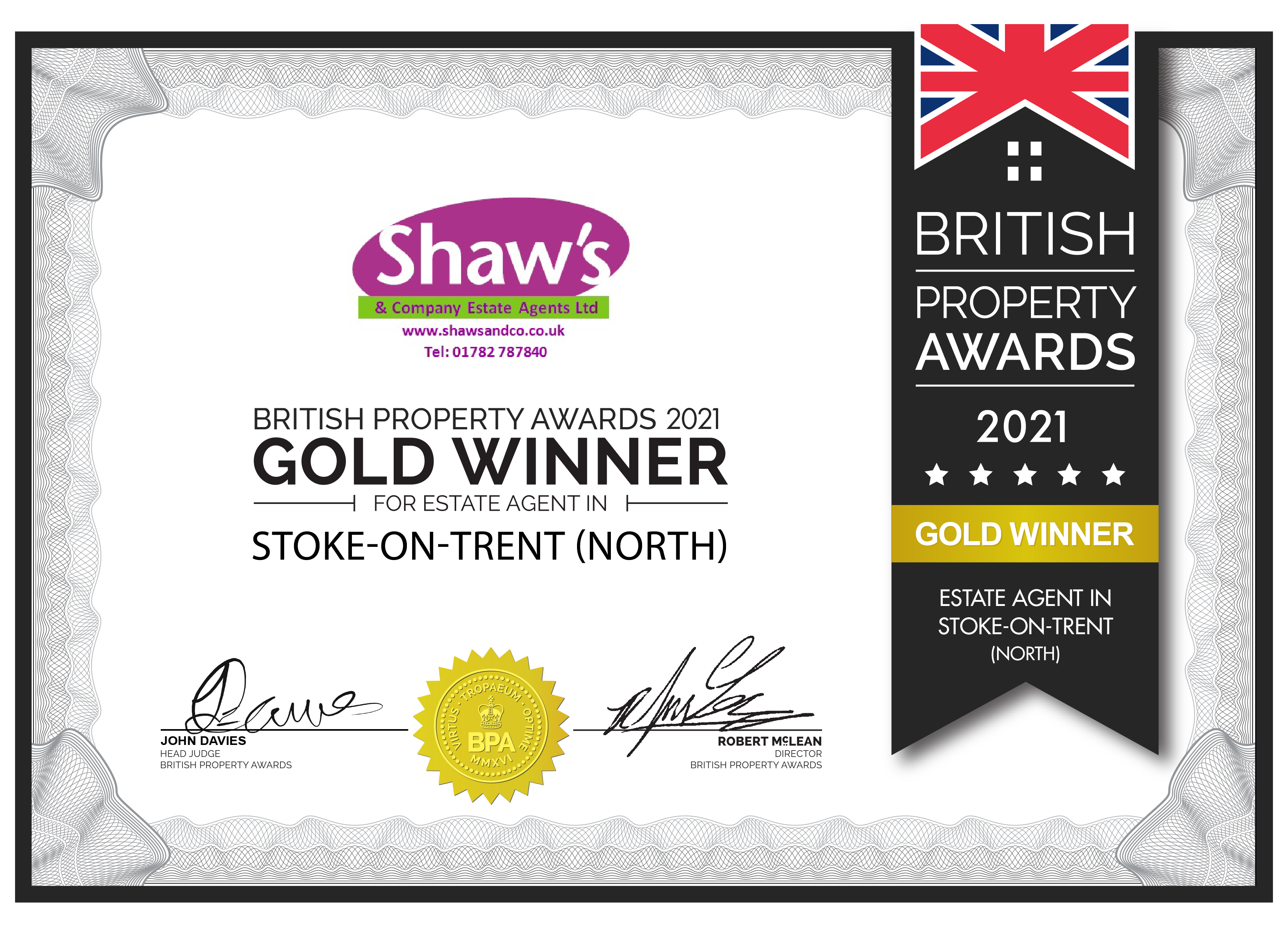 BRITISH PROPERTY AWARDS 2021