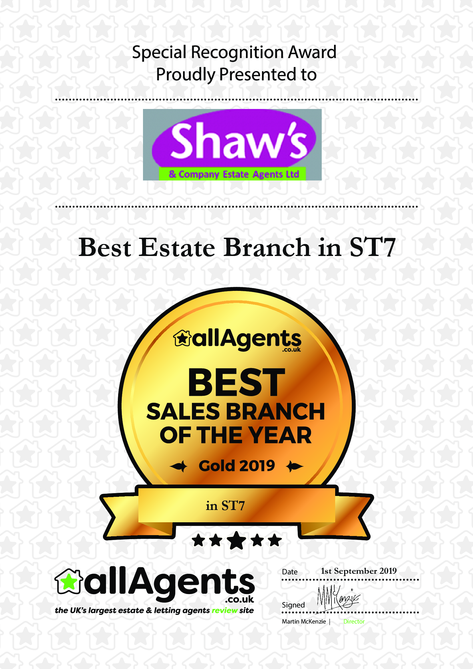 WELL DONE TO ALL OF OUR TEAM!