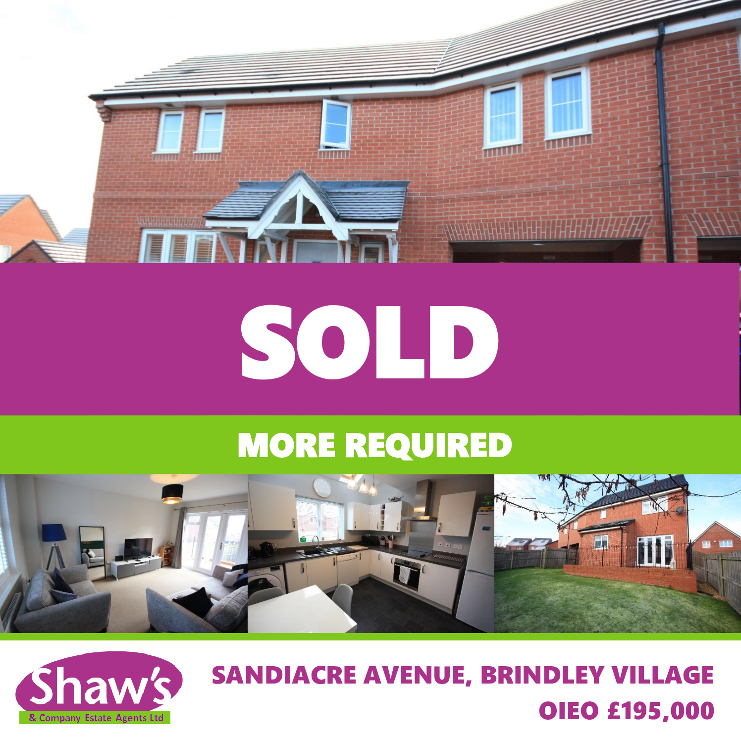 *** SOLD SOLD SOLD! ***