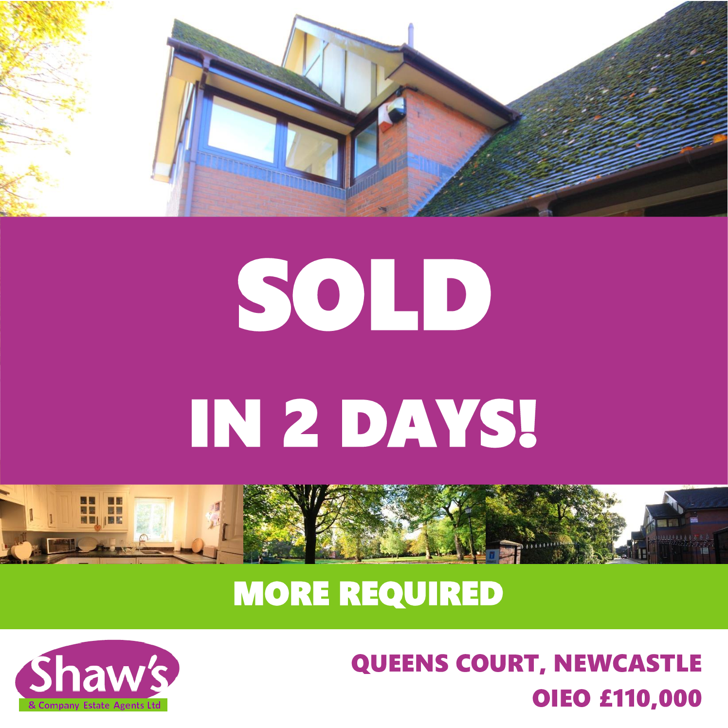 SOLD IN 2 DAYS!