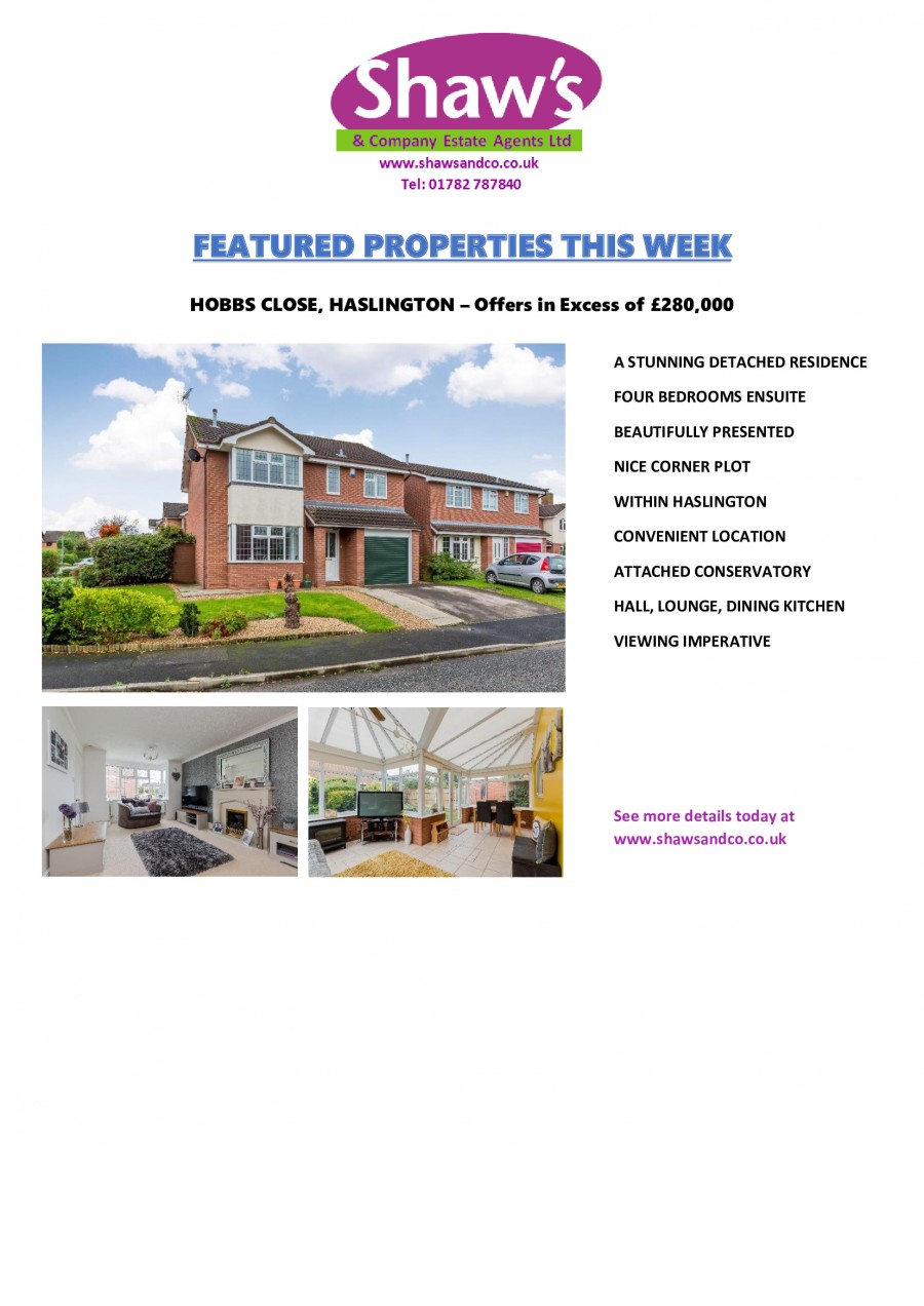 NEW & FEATURED PROPERTIES OF THE WEEK