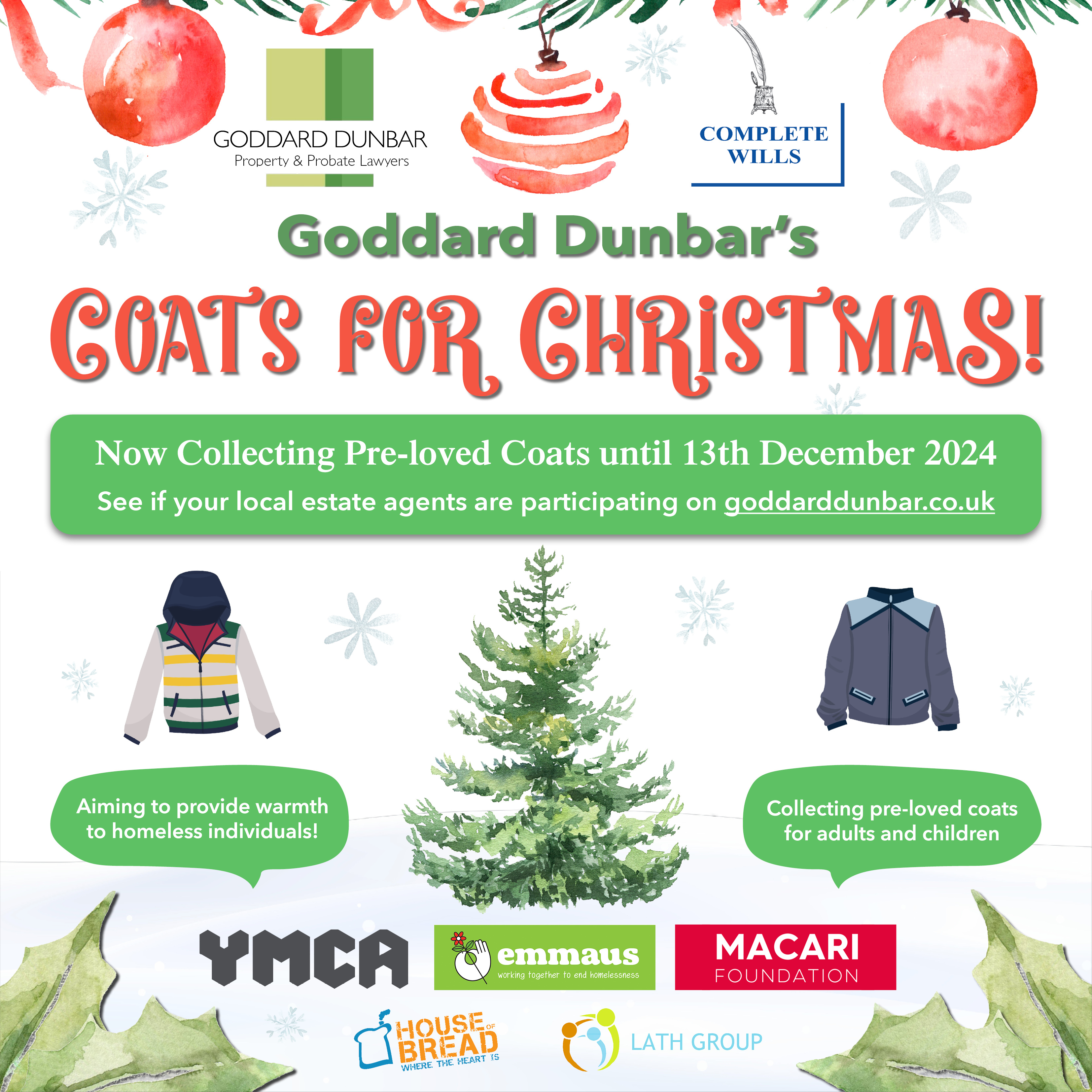 COLLECTING CHRISTMAS COATS!