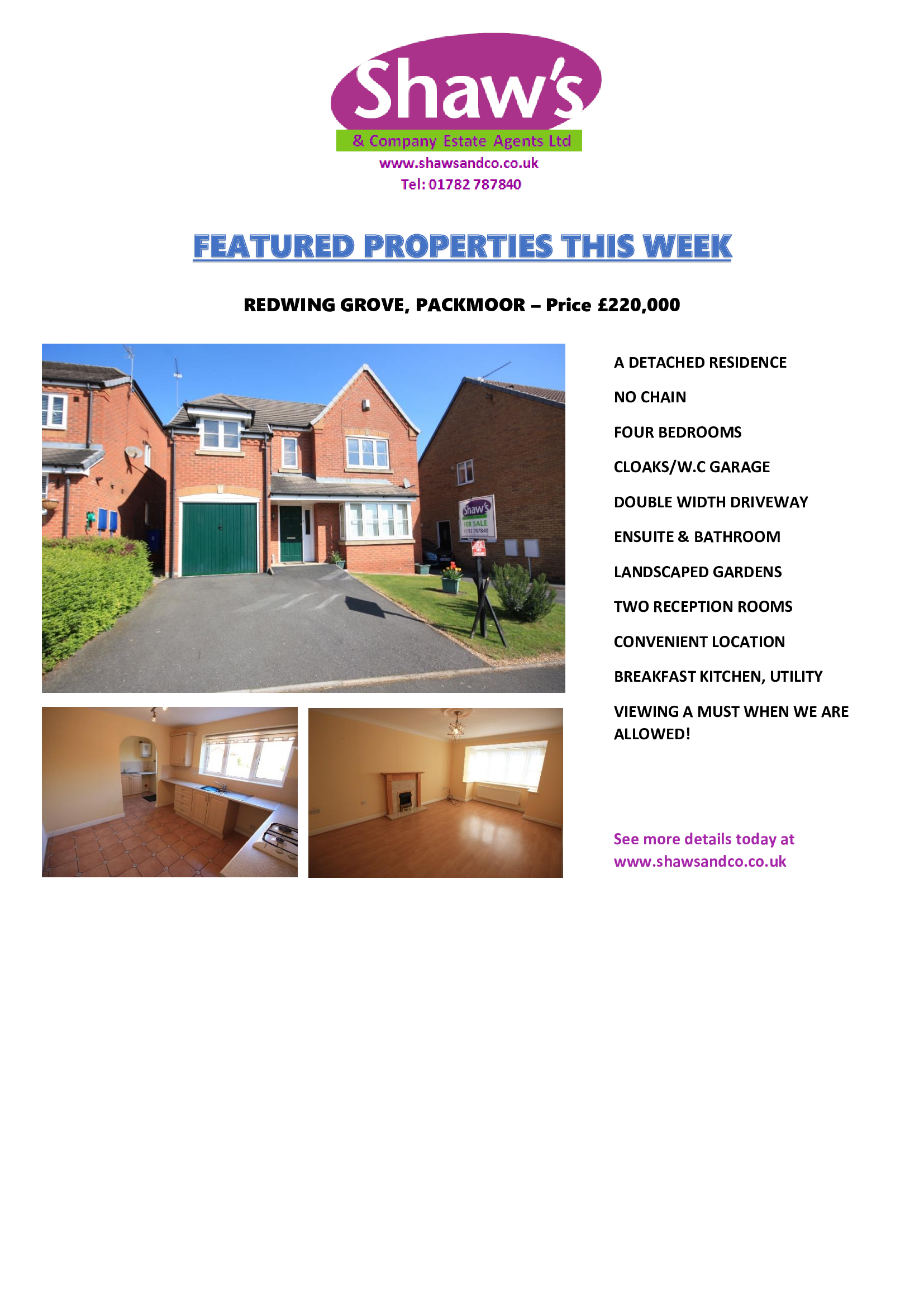 FEATURED PROPERTIES THIS WEEK!