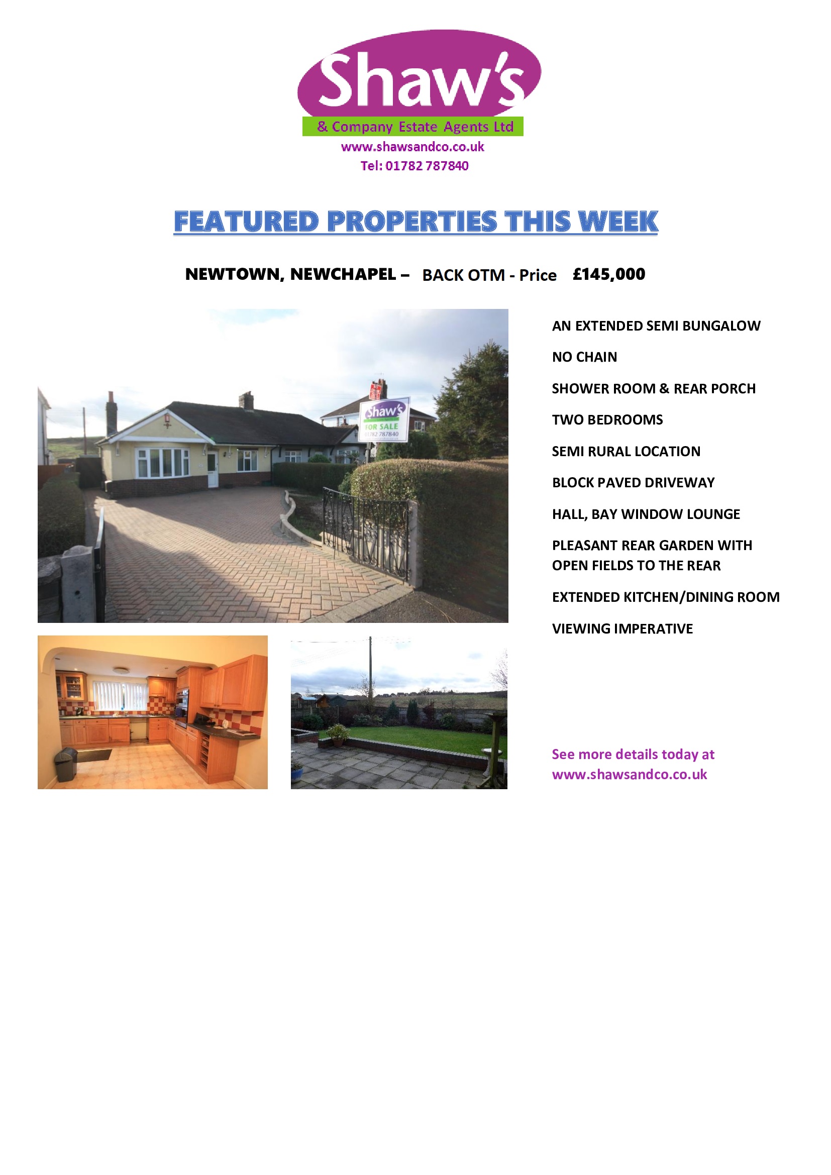 FEATURED PROPERTIES & UPDATE!