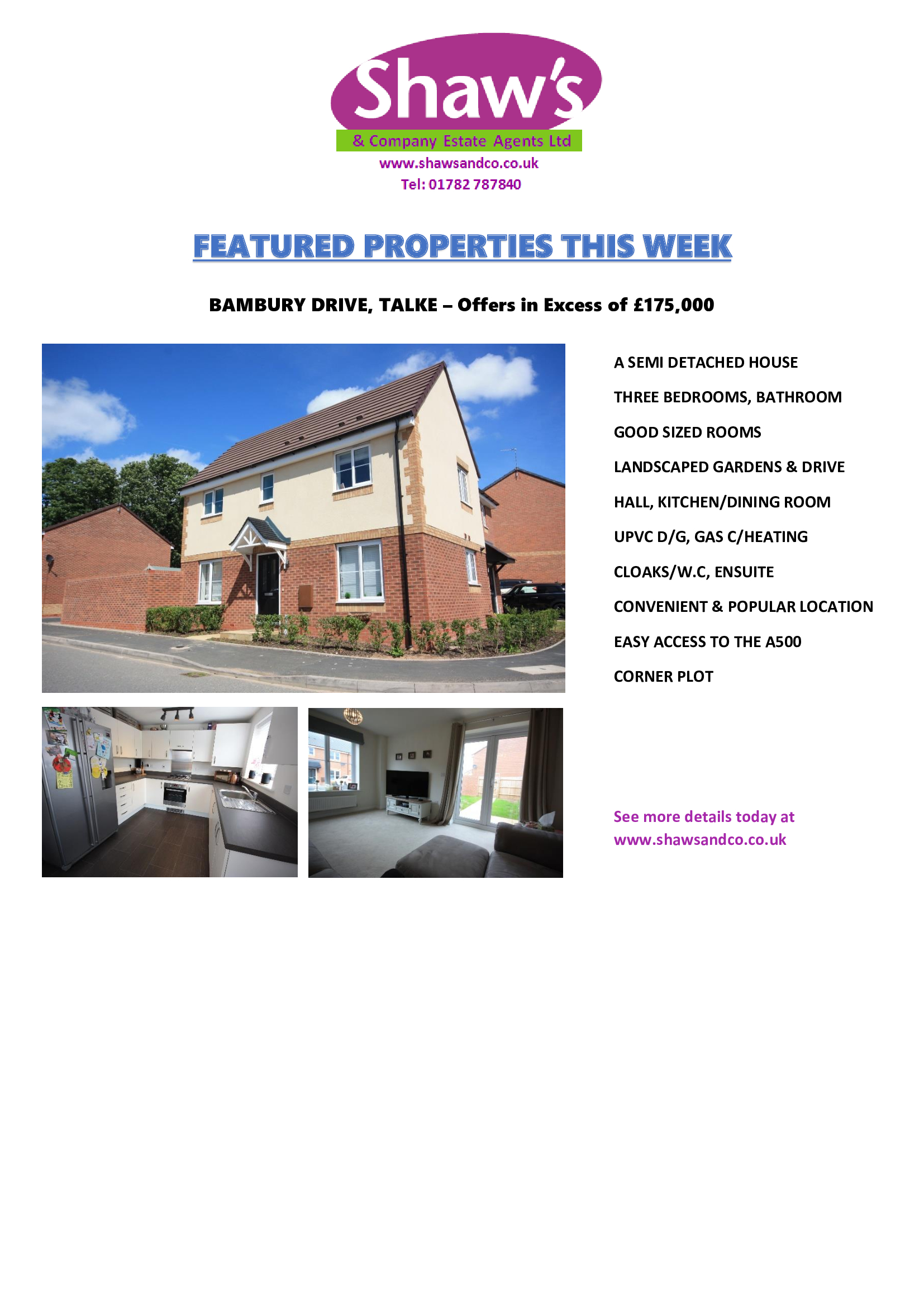 FEATURED PROPERTIES THIS WEEK!