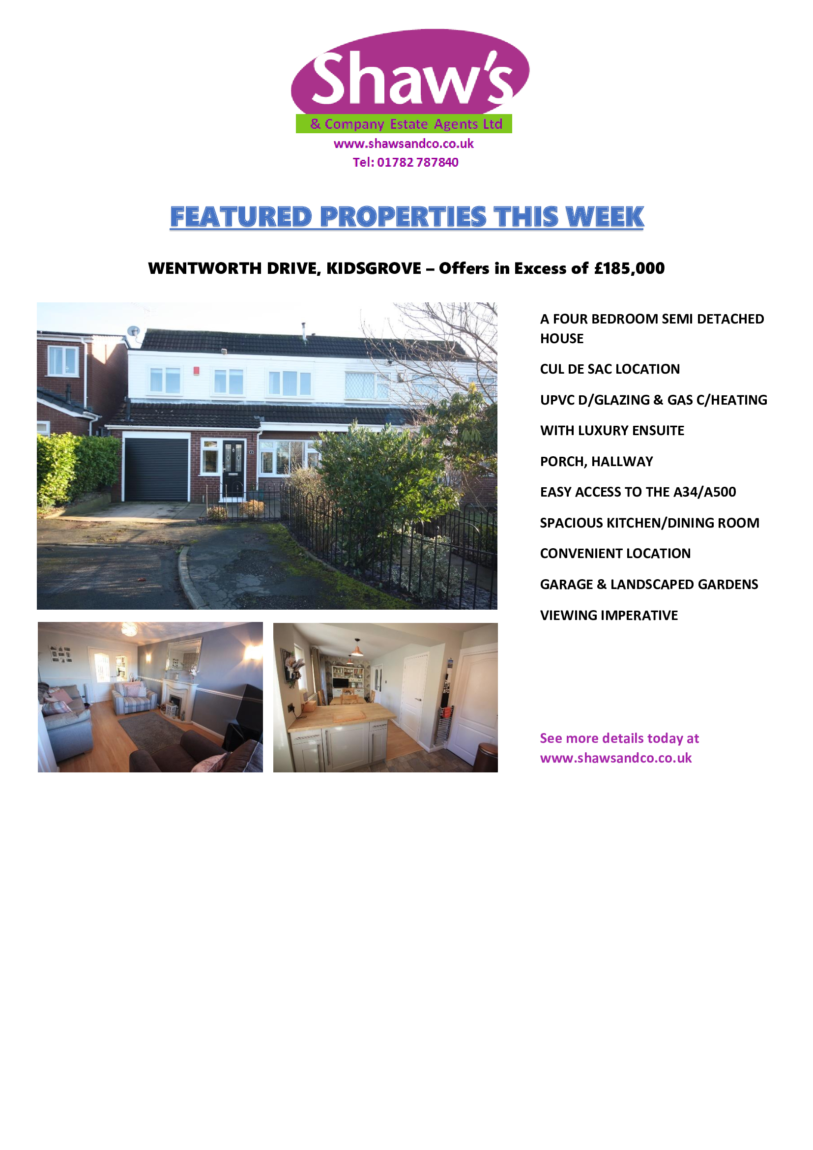 FEATURED PROPERTIES THIS WEEK!