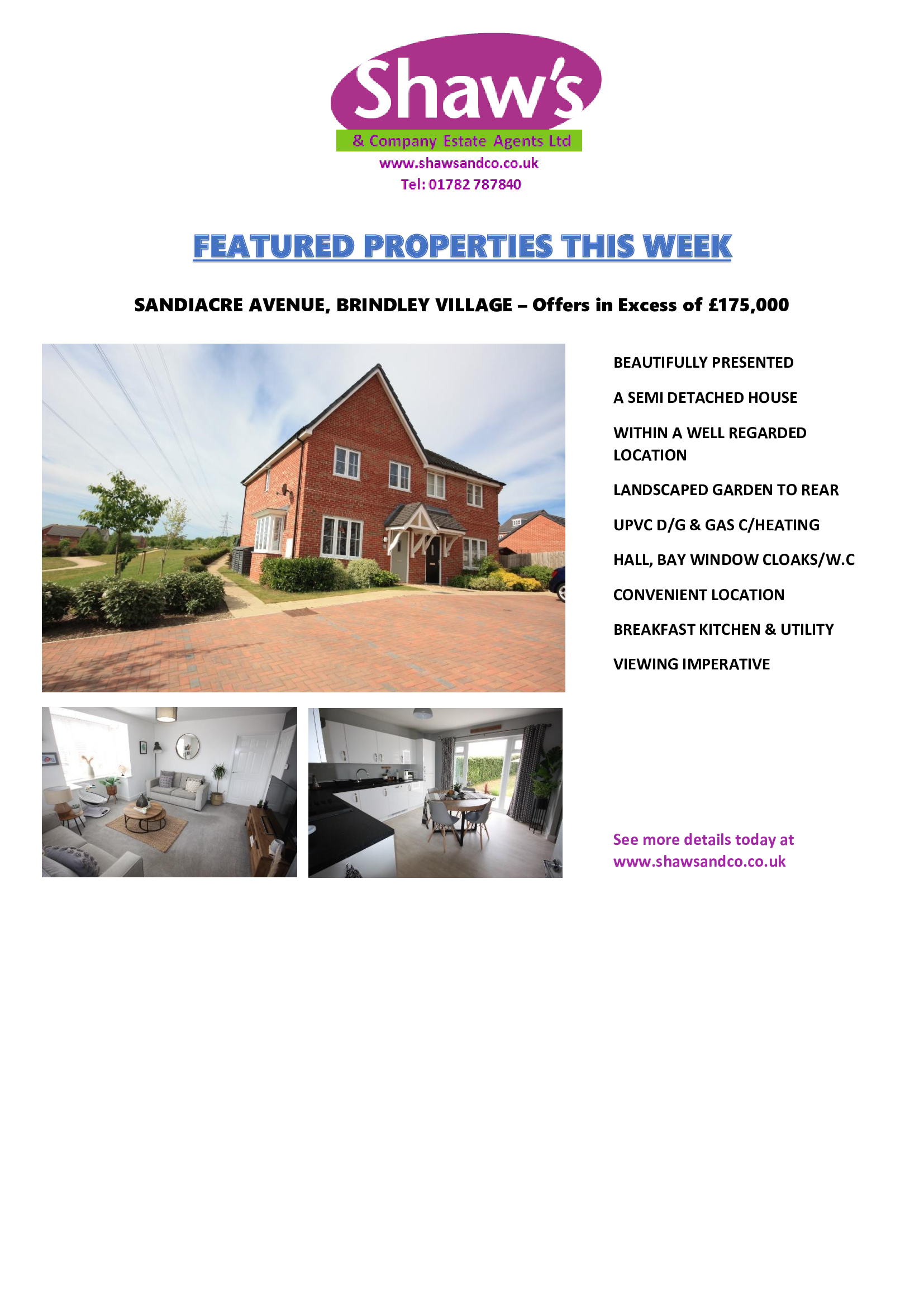 NEW & FEATURED PROPERTIES OF THE WEEK!