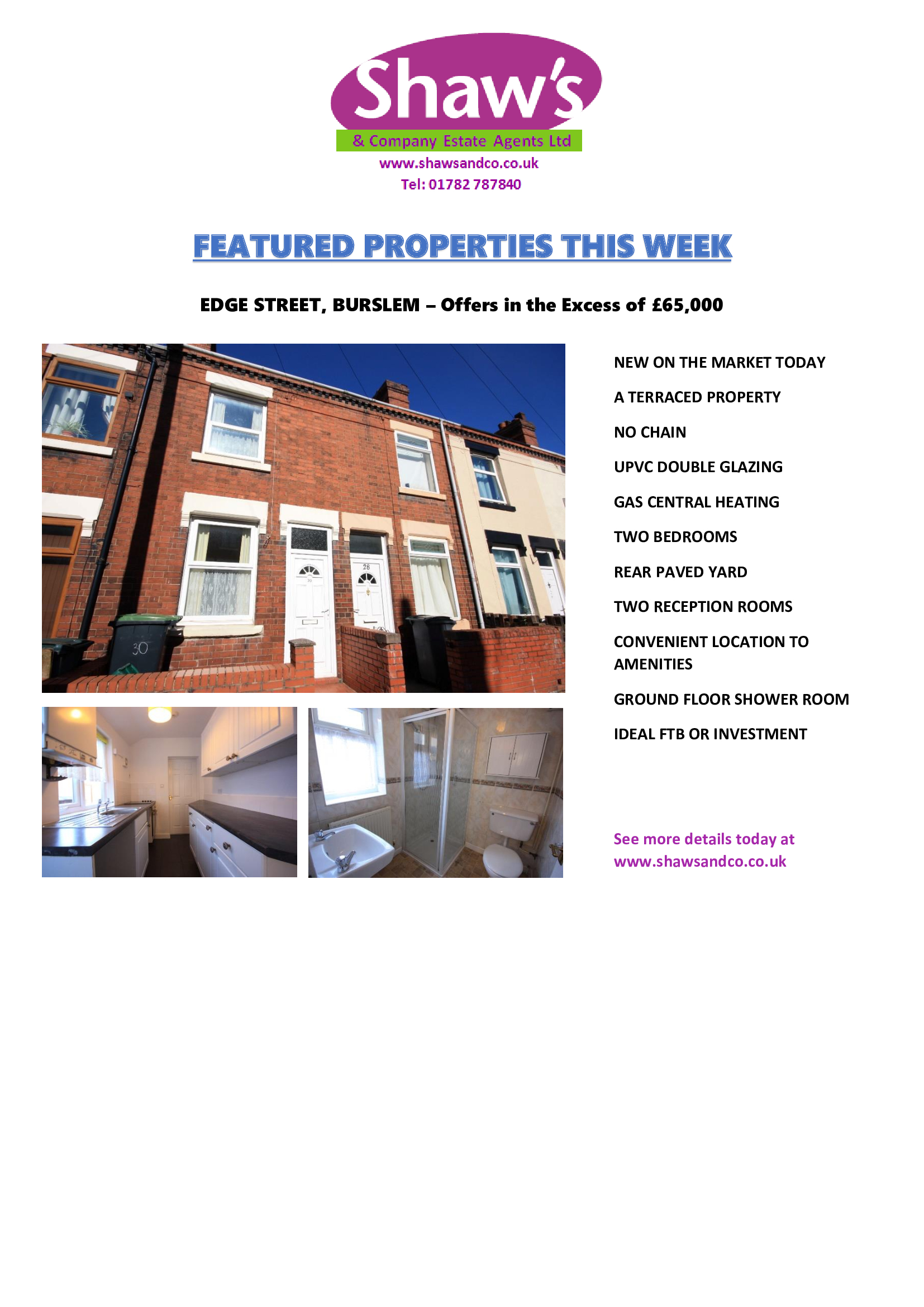 NEW & FEATURED PROPERTIES OF THE WEEK!