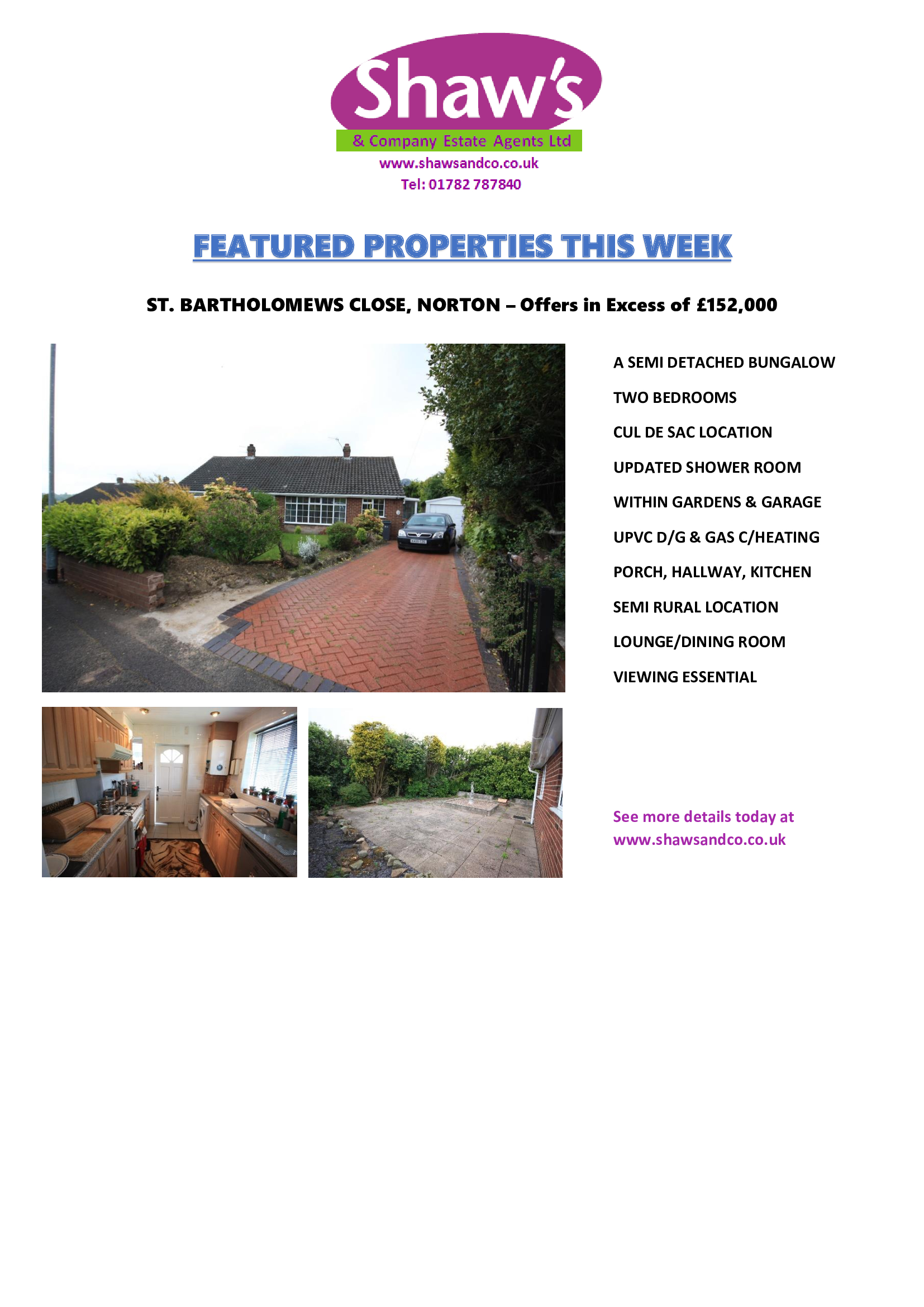 NEW & FEATURED PROPERTIES OF THE WEEK!