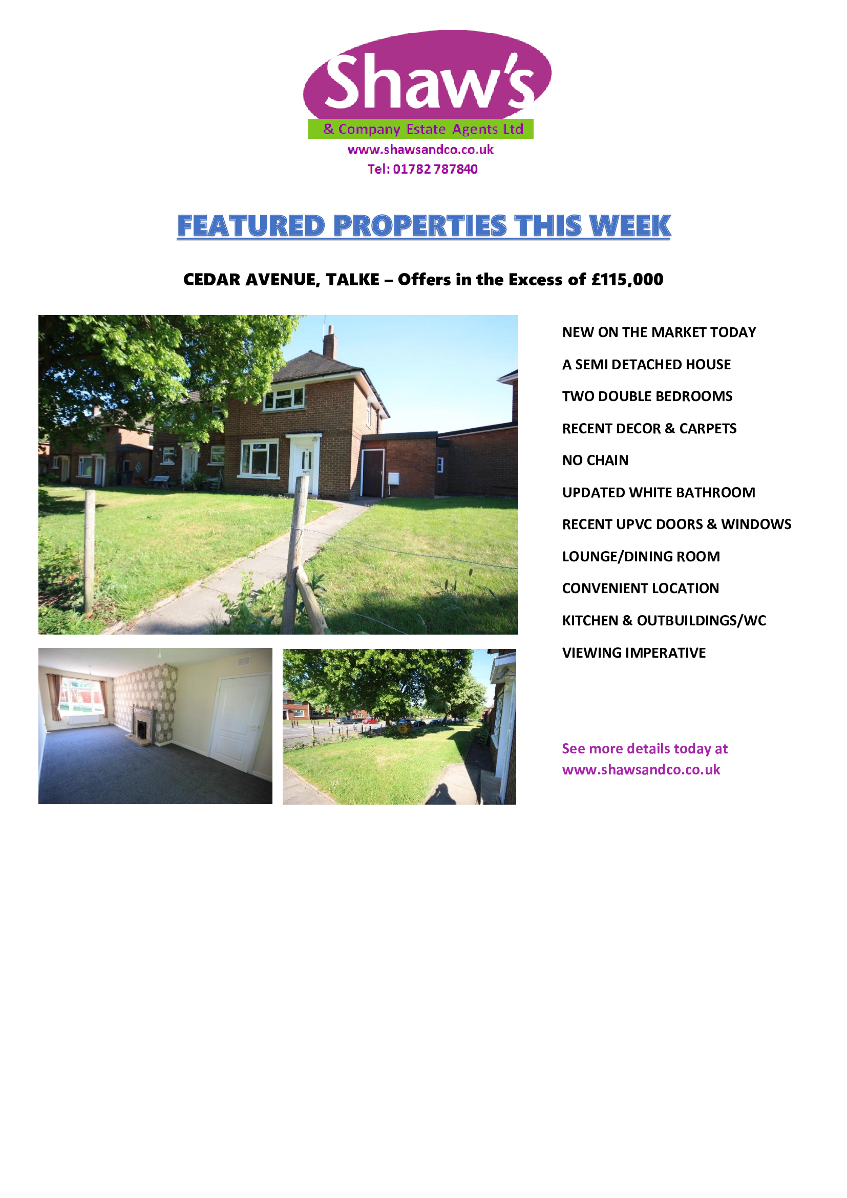 NEW & FEATURED PROPERTIES OF THE WEEK!