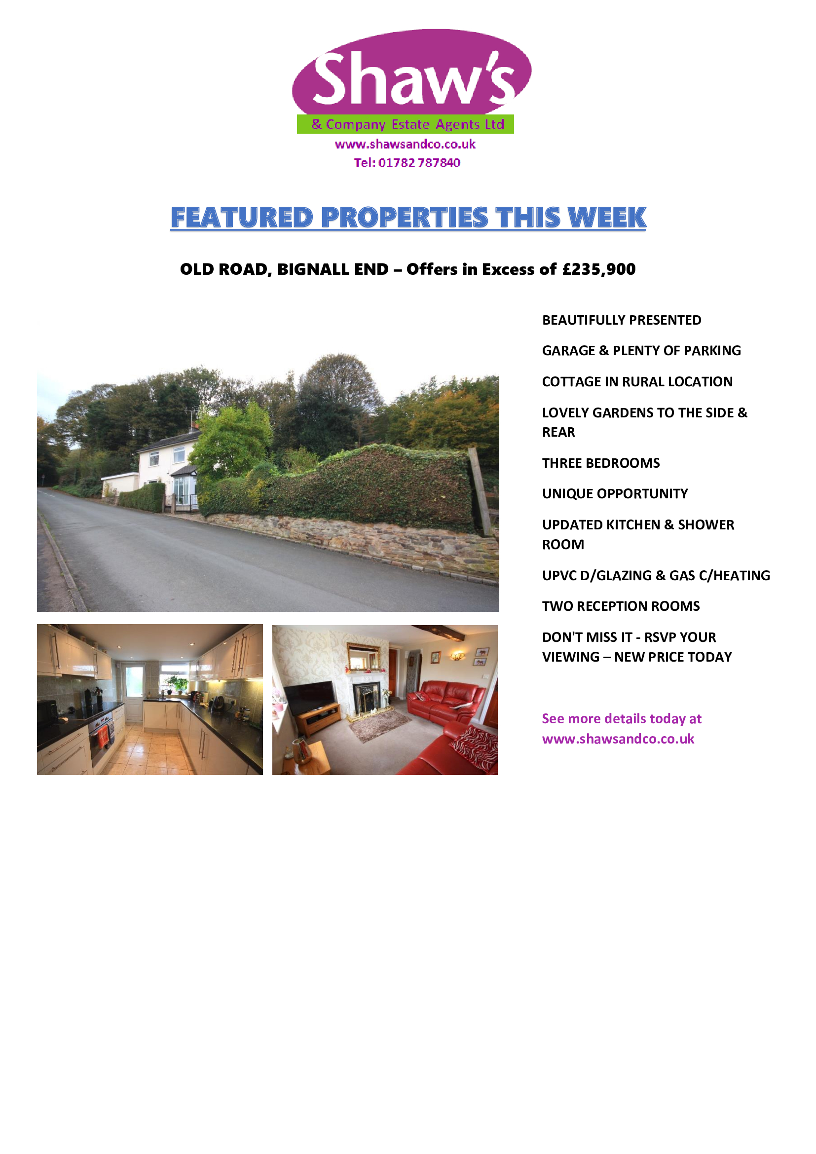 FEATURED PROPERTIES OF THE WEEK!