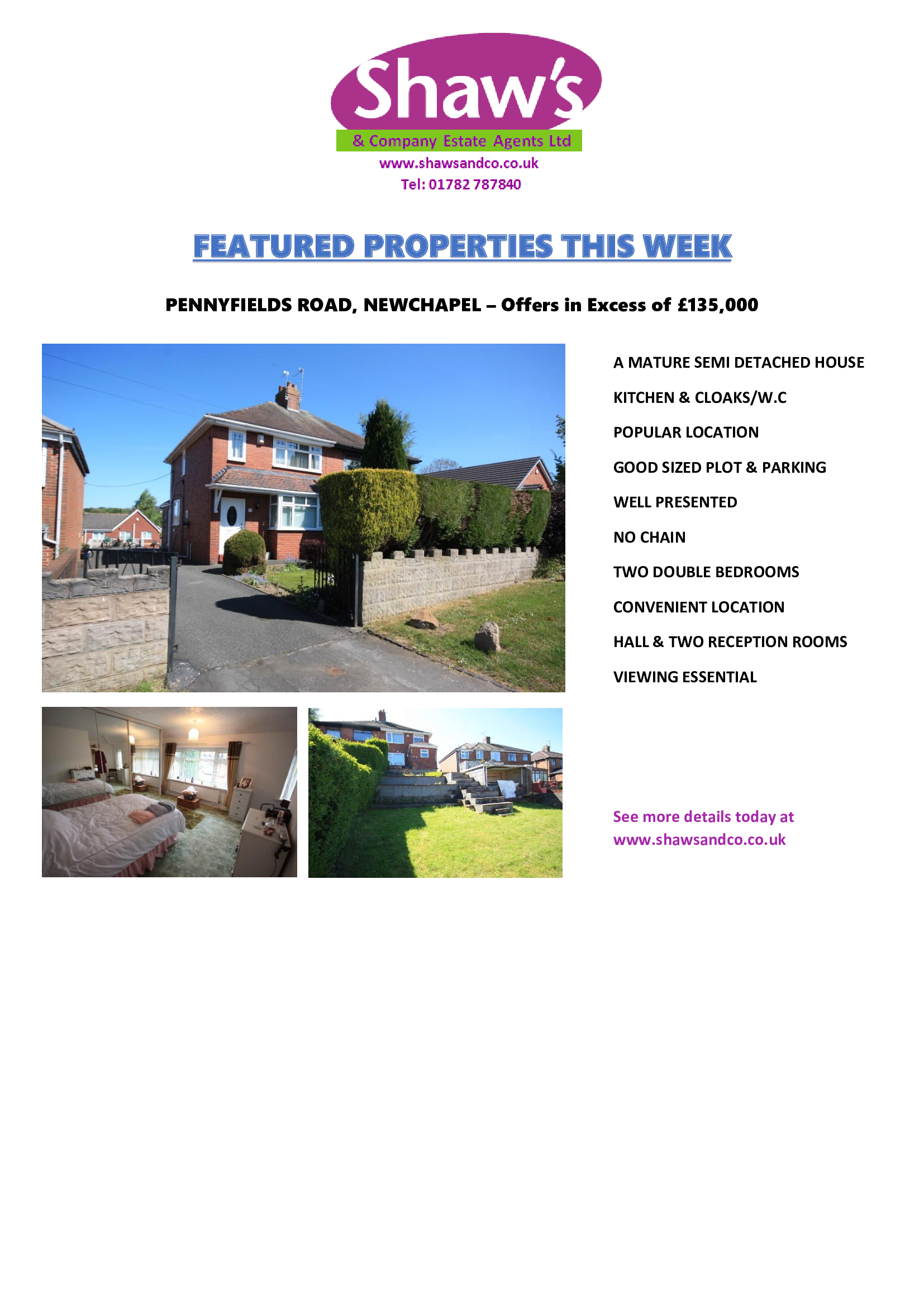 FEATURED PROPERTIES OF THE WEEK!