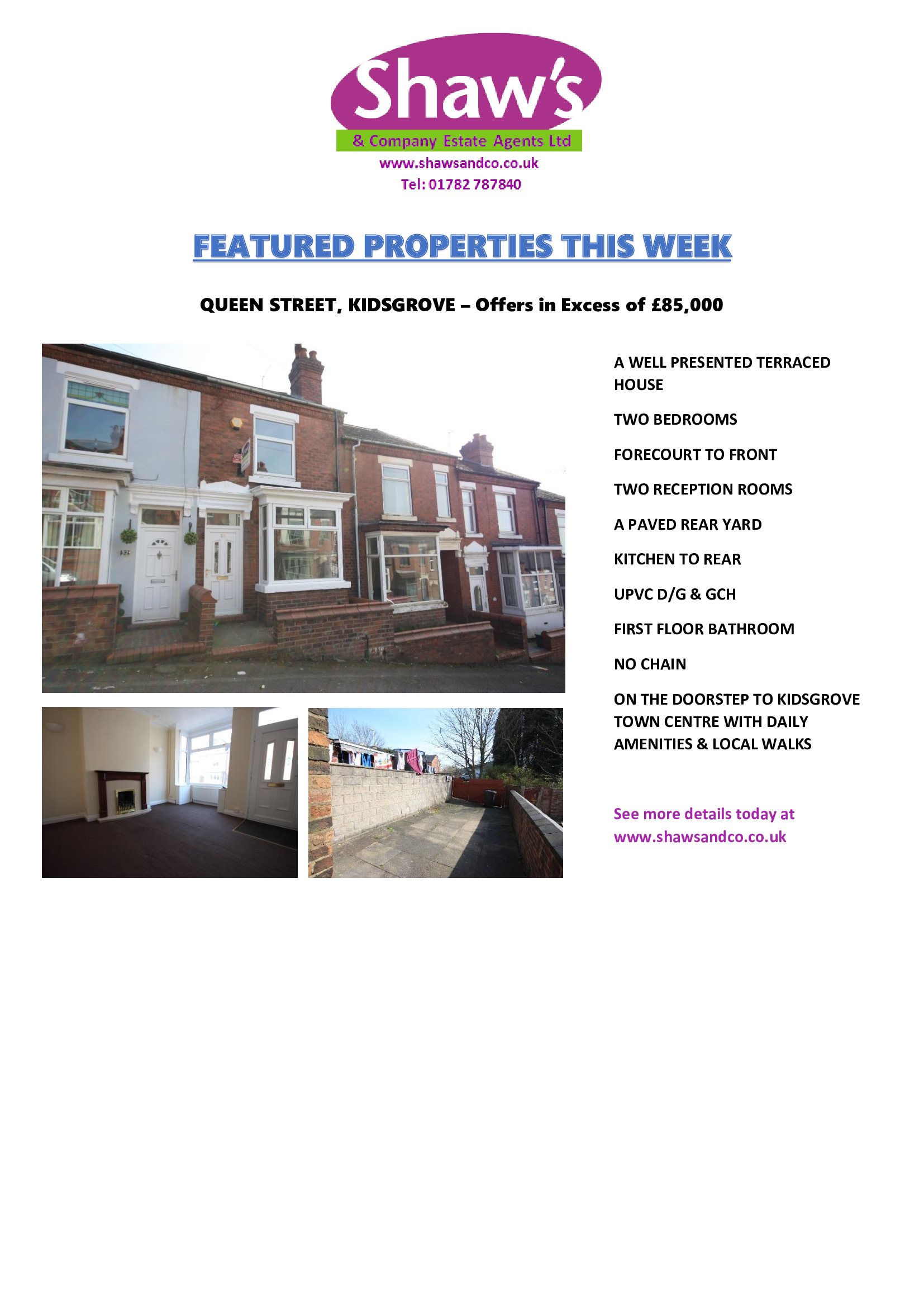 FEATURED PROPERTIES OF THE WEEK!